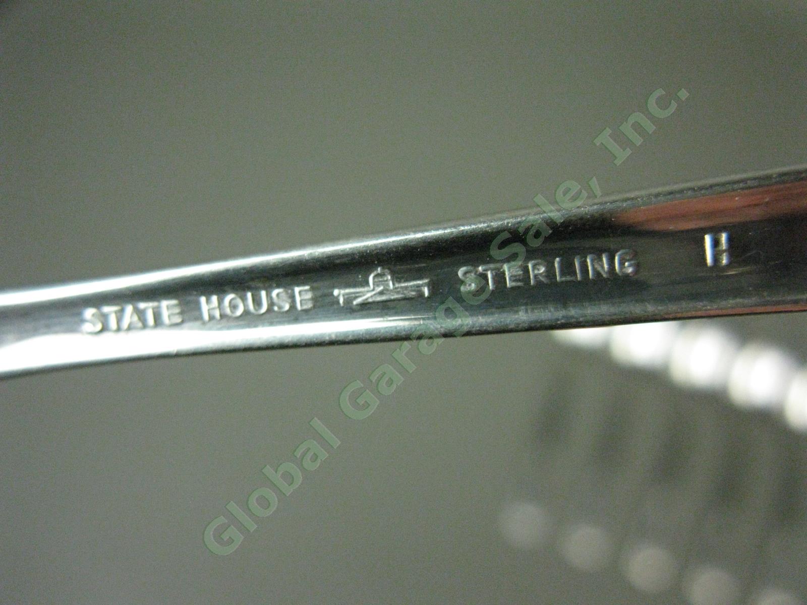 7 State House Inaugural Sterling Silver Teaspoons Spoons Silverware Set 232 Gram 5