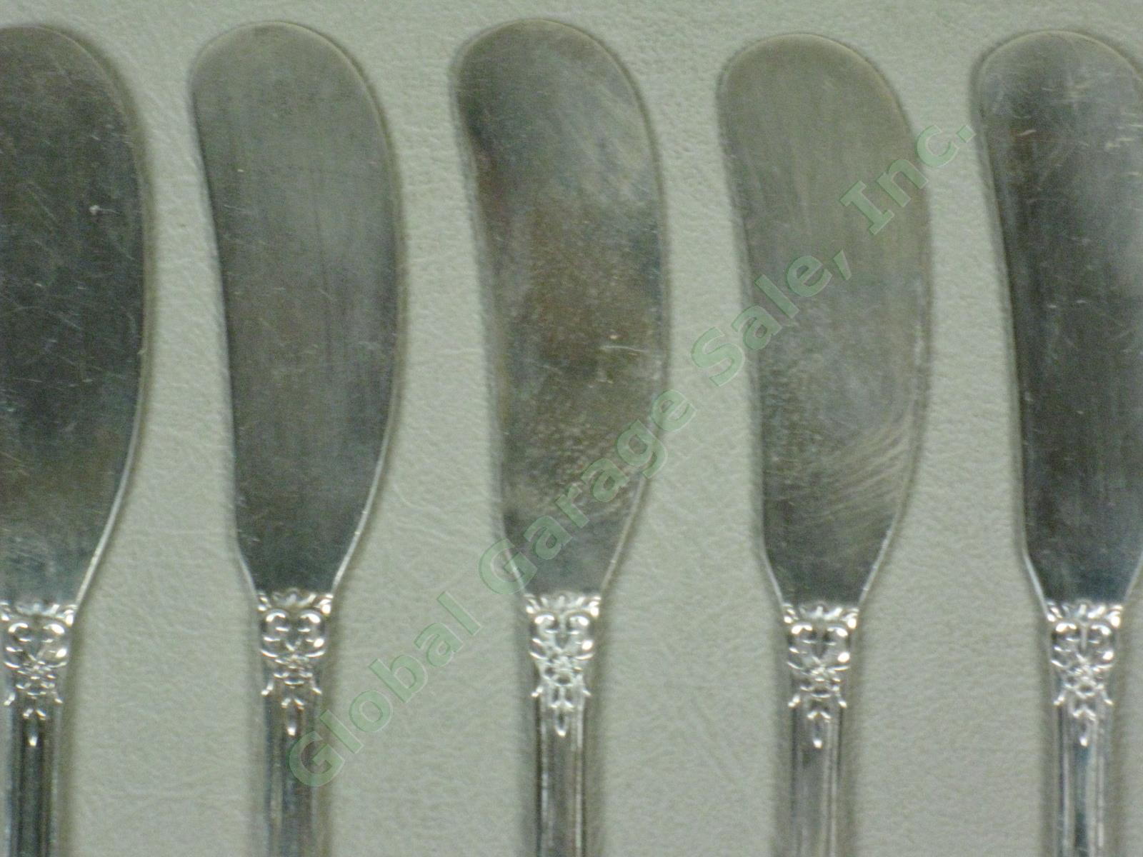 7 State House Inaugural Sterling Silver Butter Knives Silverware Flatware Set NR 1