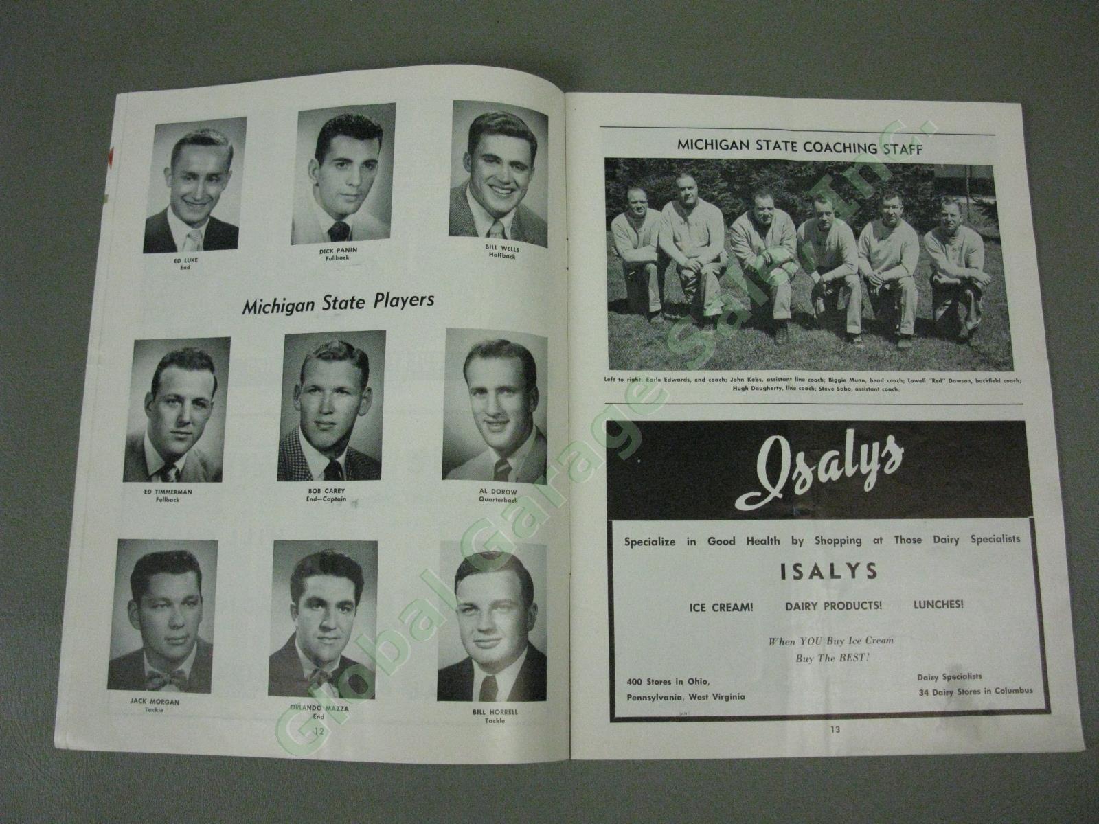13 Ohio State Buckeyes 1951-1952 Football Programs Lot Michigan Wisconsin SMU + 3