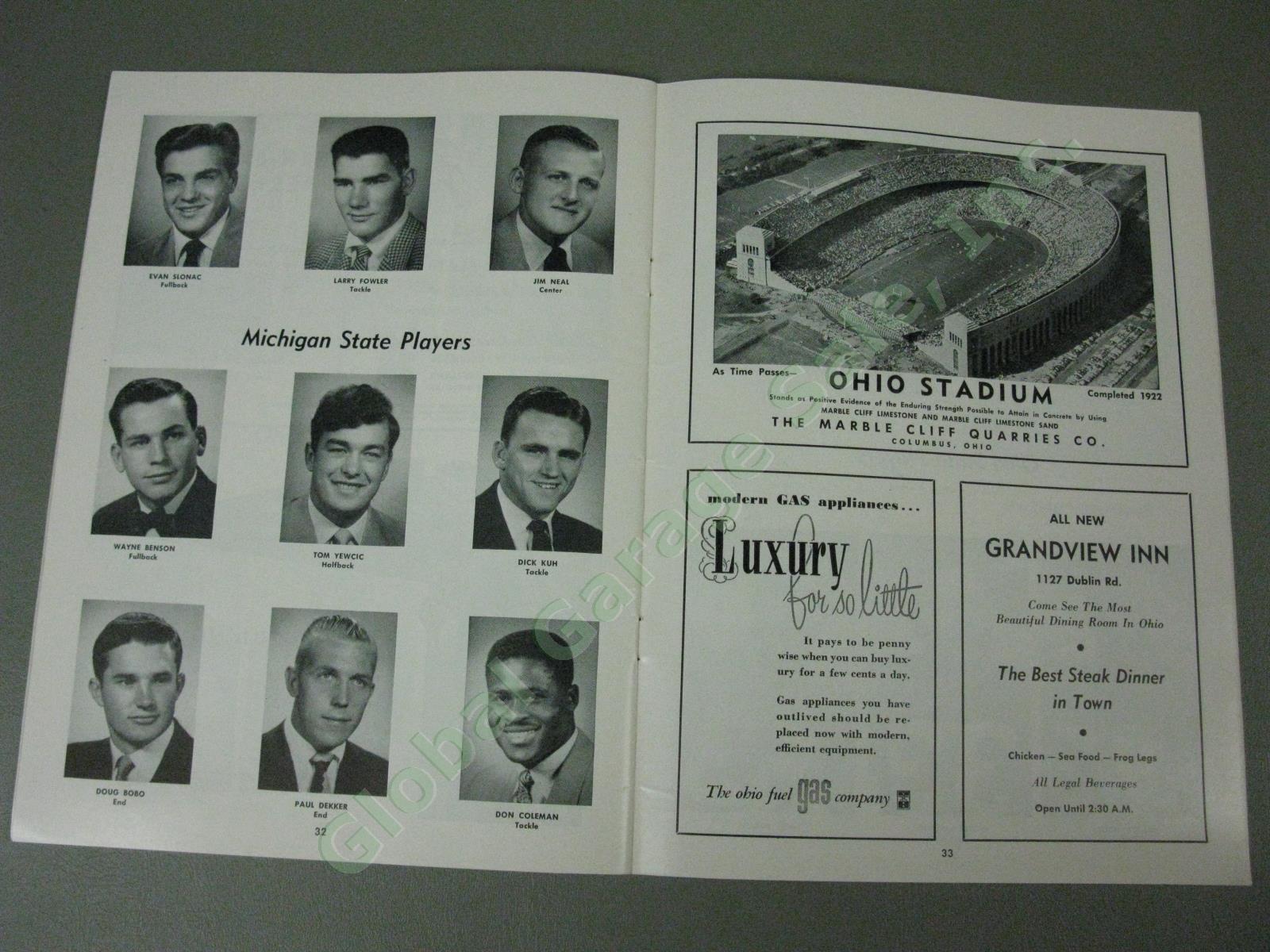 13 Ohio State Buckeyes 1951-1952 Football Programs Lot Michigan Wisconsin SMU + 7