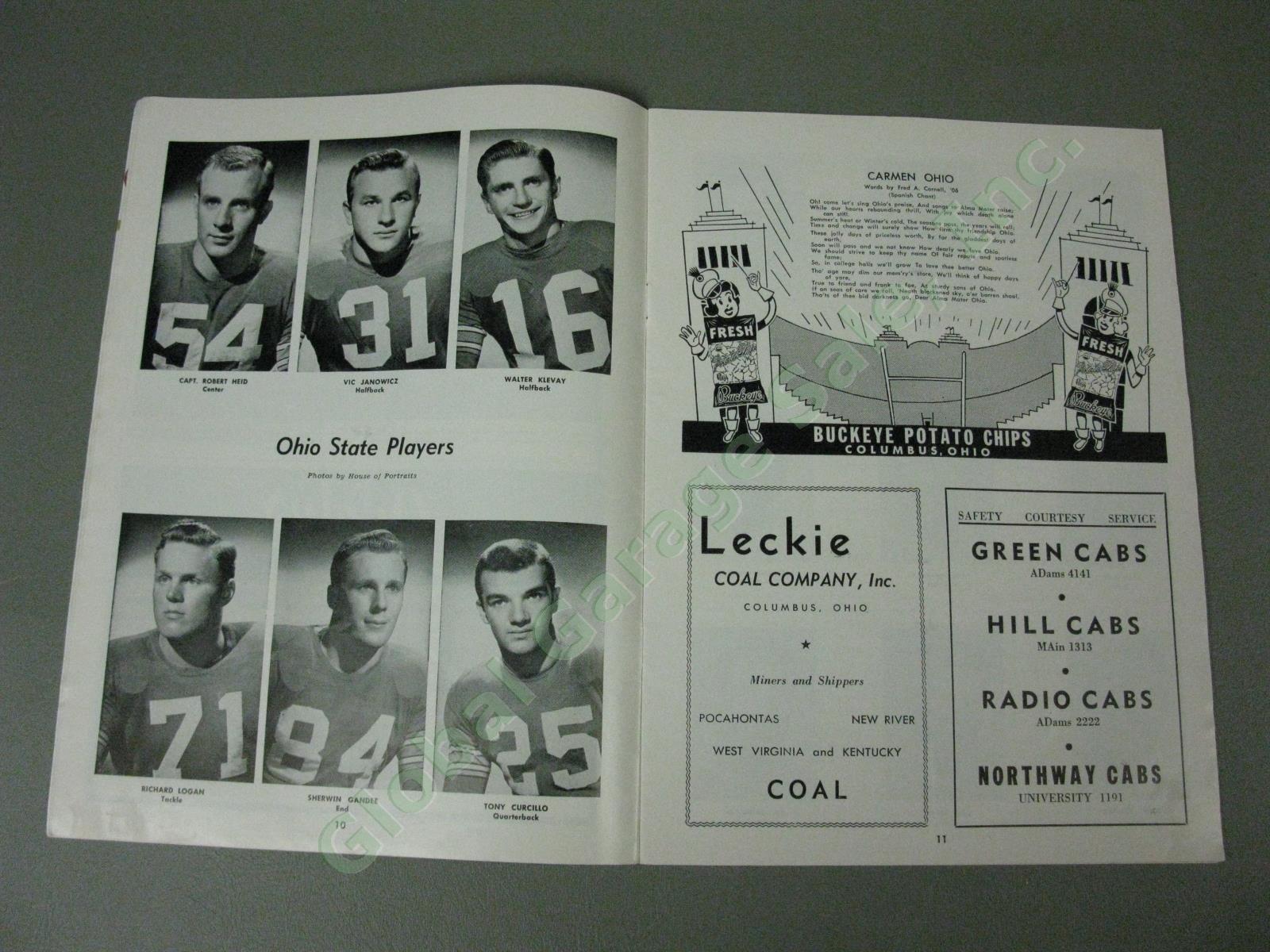 13 Ohio State Buckeyes 1951-1952 Football Programs Lot Michigan Wisconsin SMU + 11