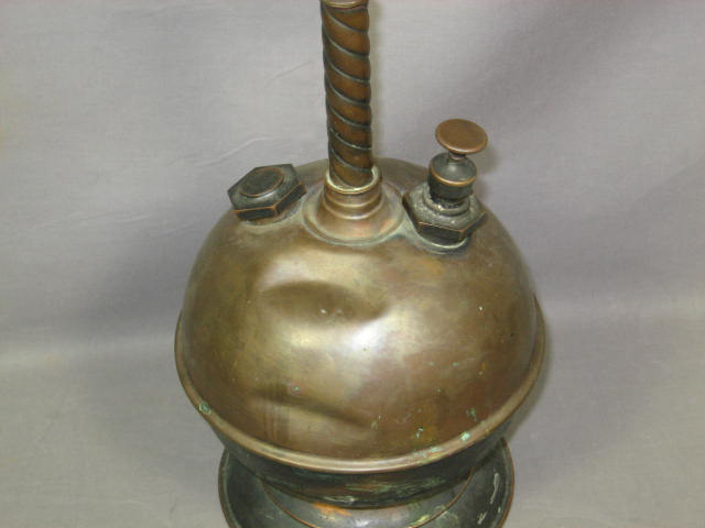 Vintage Antique Copper Blow Torch Lantern Lamp Light NR 2