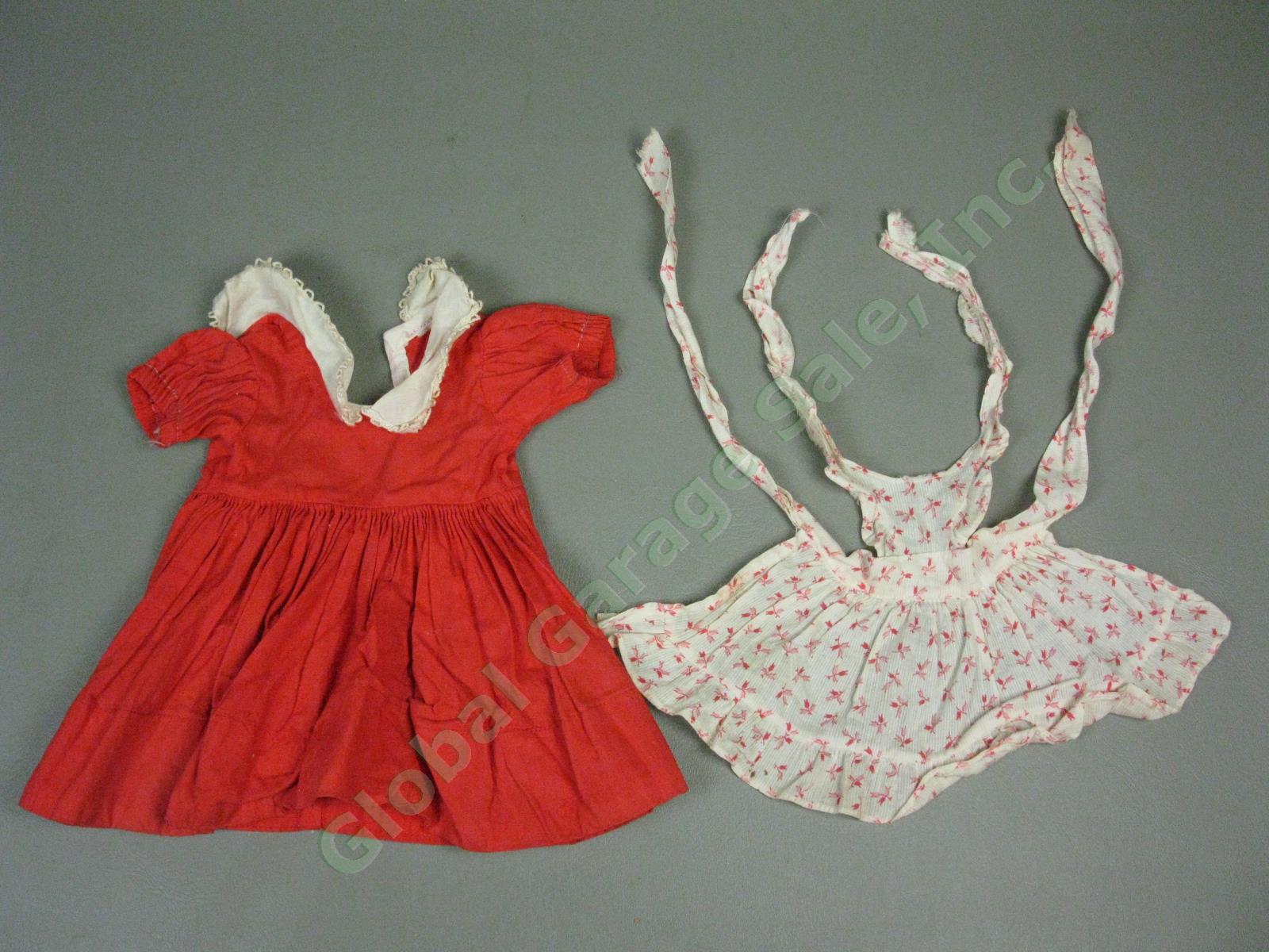 Vtg Antique 1930s Shirley Temple 18" Composition Doll Original Dress Sleep Eyes 18