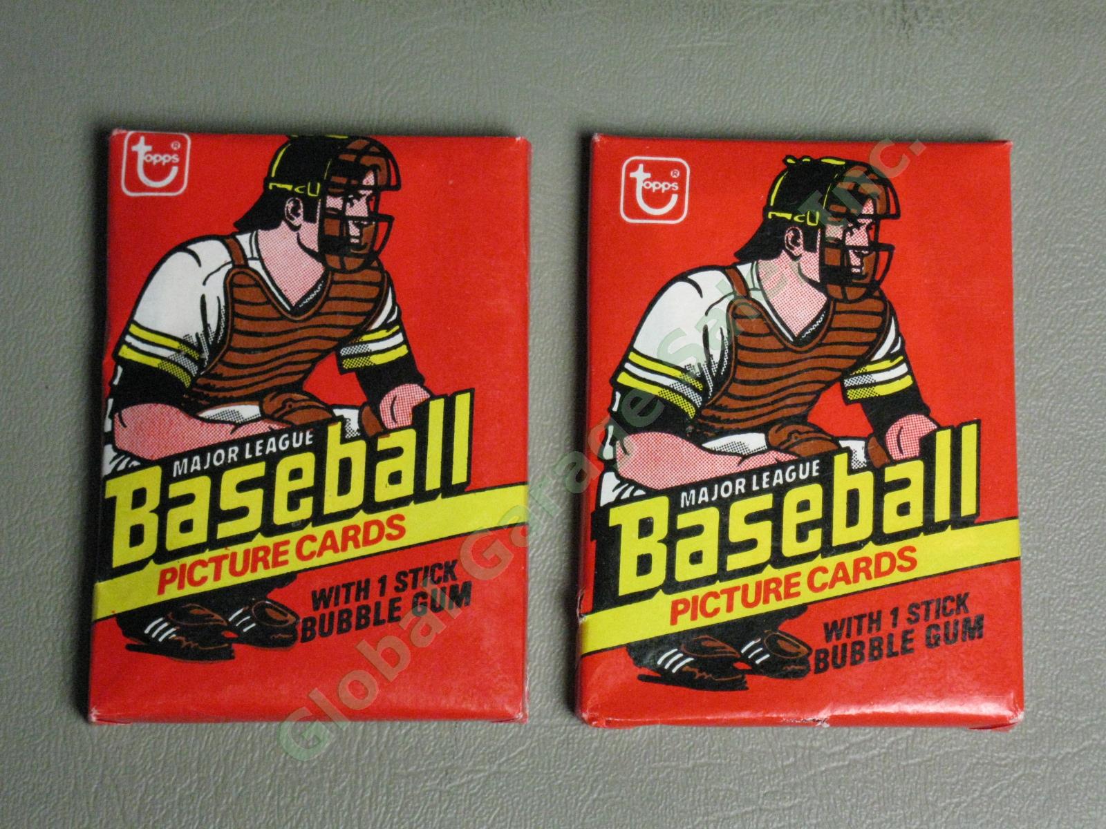 4 Vintage Original Topps 1978 Sealed Baseball Card Wax Packs Lot No Reserve!! 1