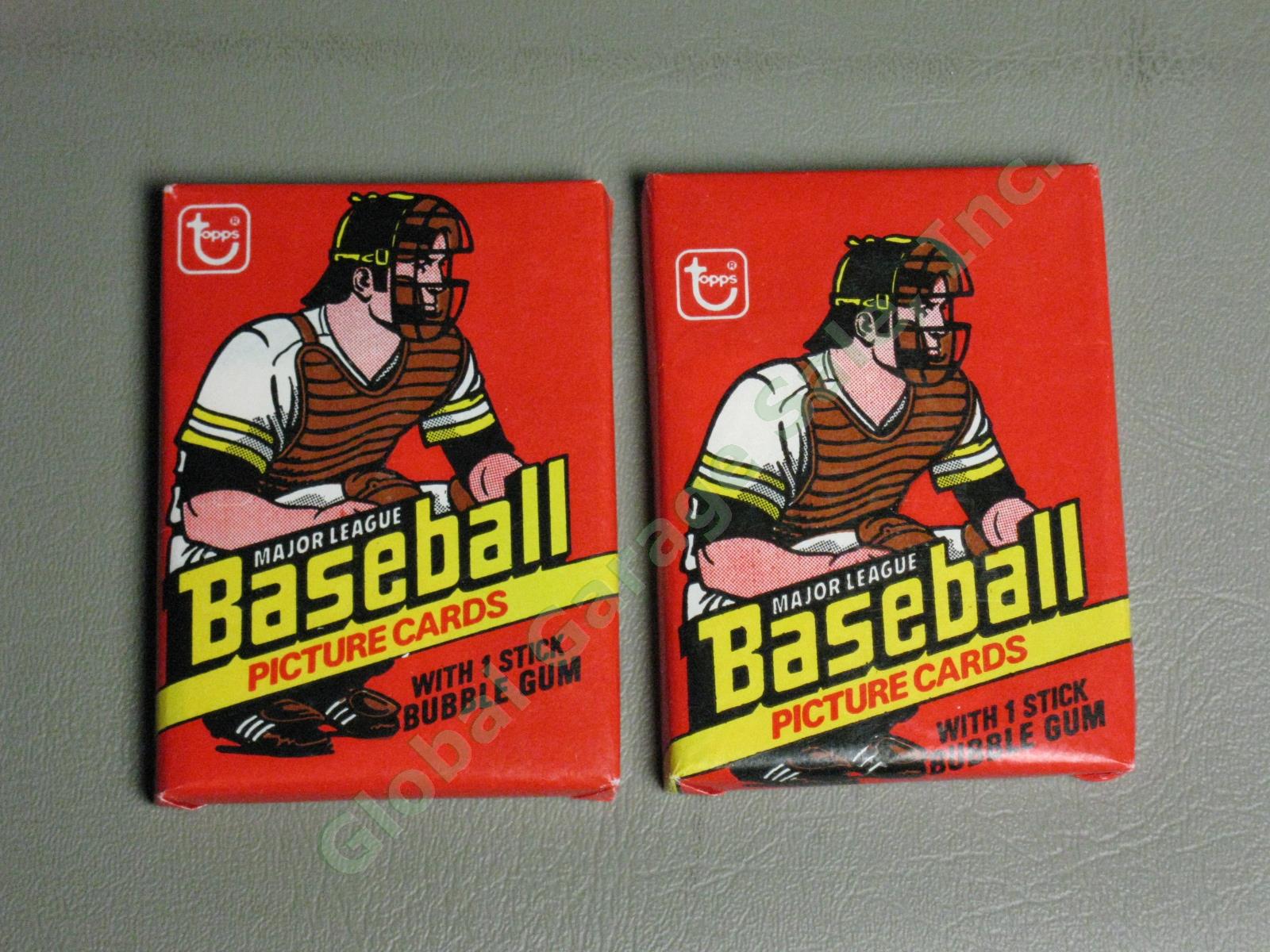 4 Vintage Original Topps 1978 Sealed Baseball Card Wax Packs Lot No Reserve!! 5