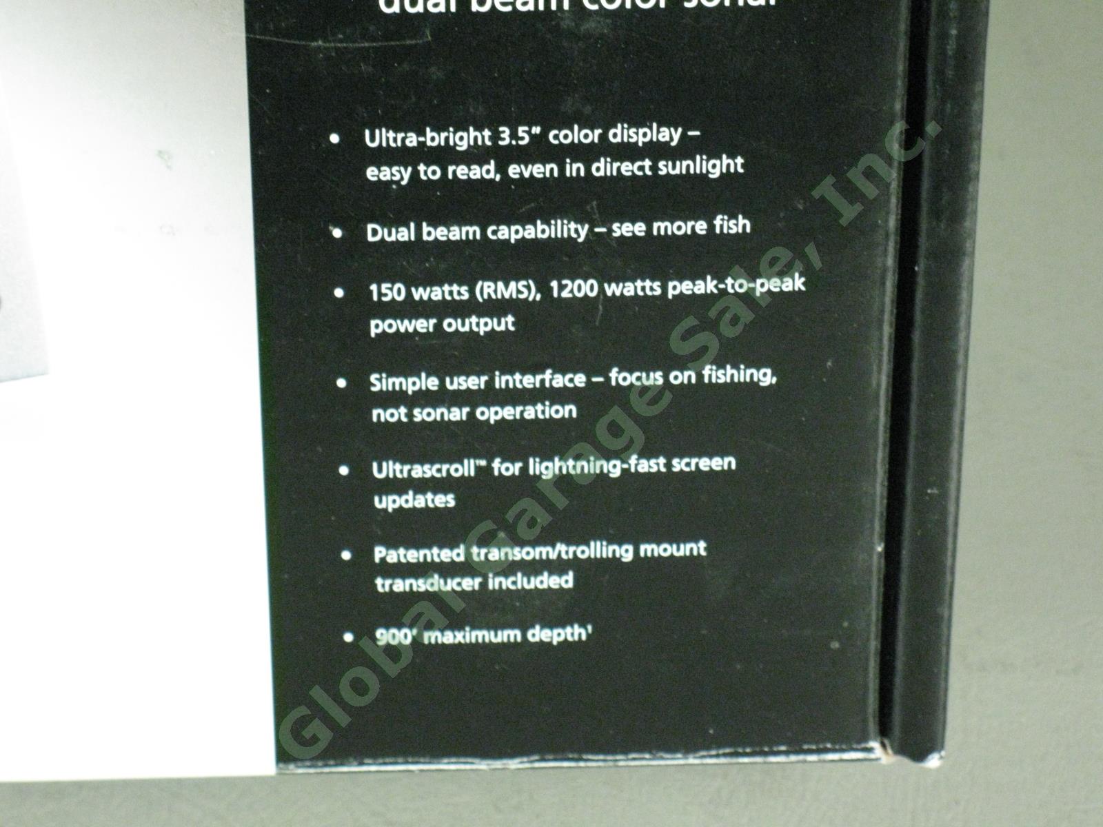 NEW Garmin Waterproof Fishfinder 300C 3.5-Inch Display Dual-Beam Transducer NR! 7