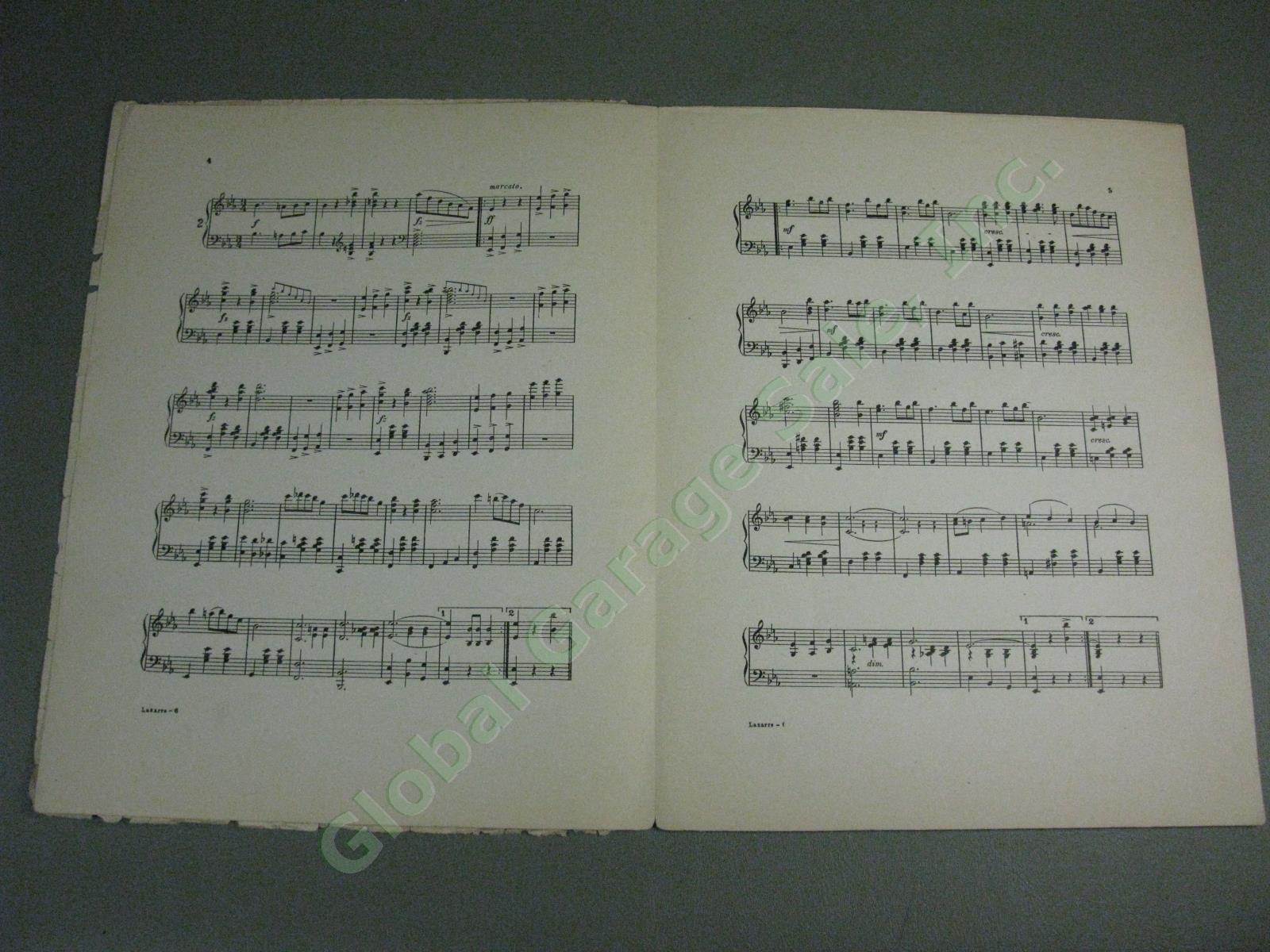 Rare Antique 1907 Rose Leaf Rag Scott Joplin Ragtime Two-Step Sheet Music 6