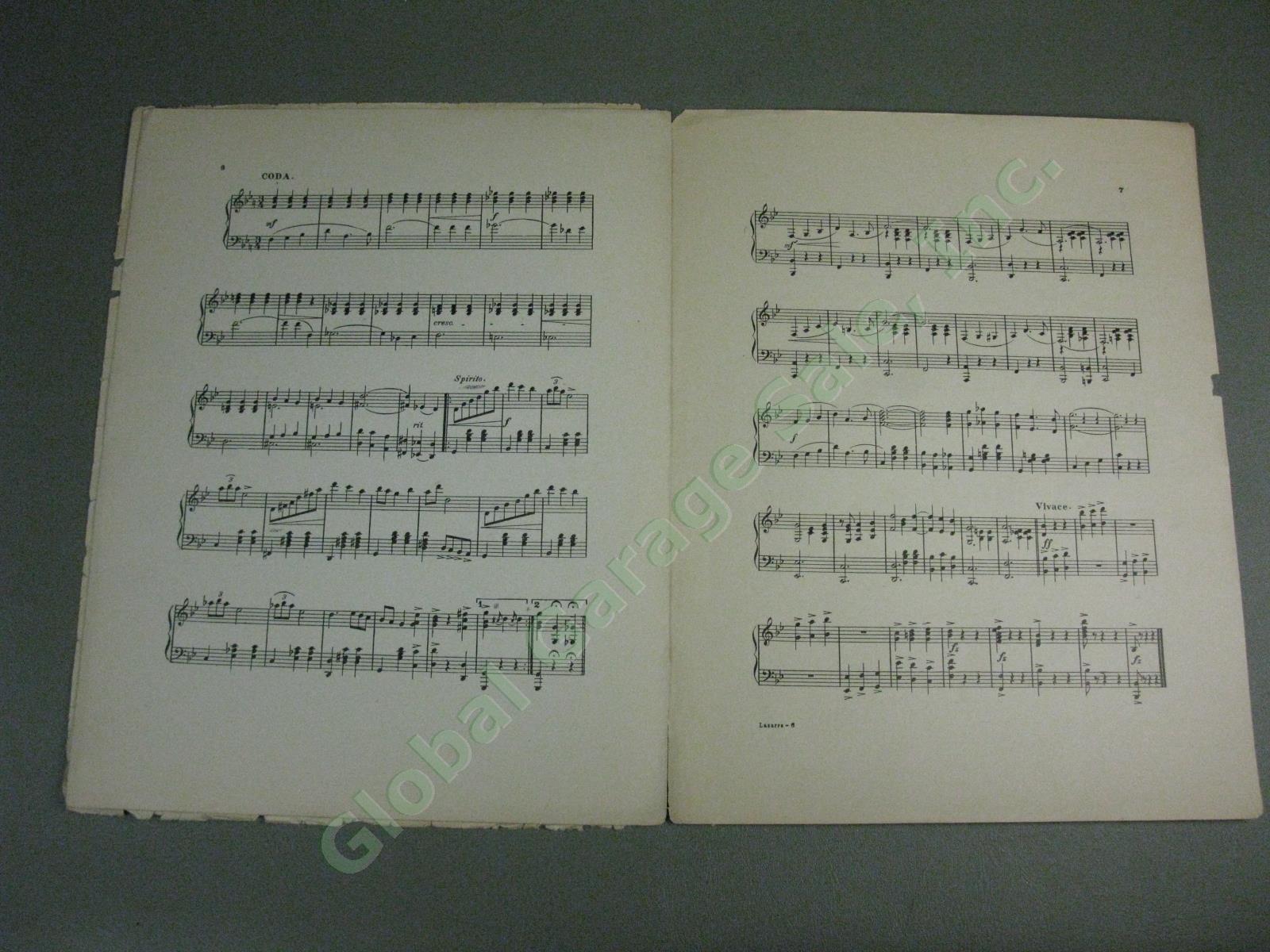 Rare Antique 1907 Rose Leaf Rag Scott Joplin Ragtime Two-Step Sheet Music 7