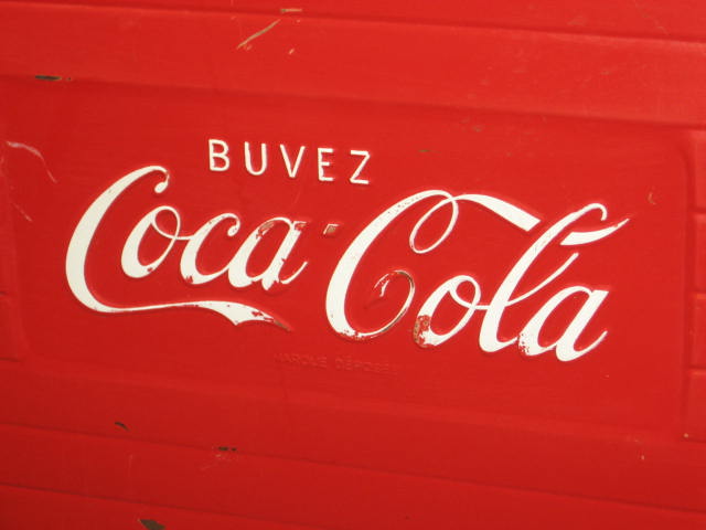 Vintage Coca Cola Metal Coke Soda Cooler Ice Chest NR 1
