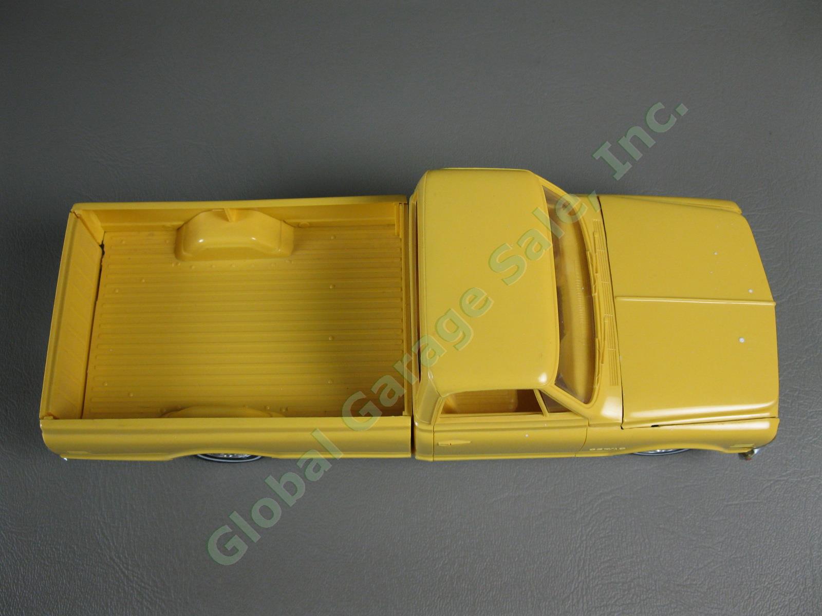 VTG 1970 Chevrolet CST/10 Yellow Fleetside Pickup Truck Plastic Dealer Promo Car 6