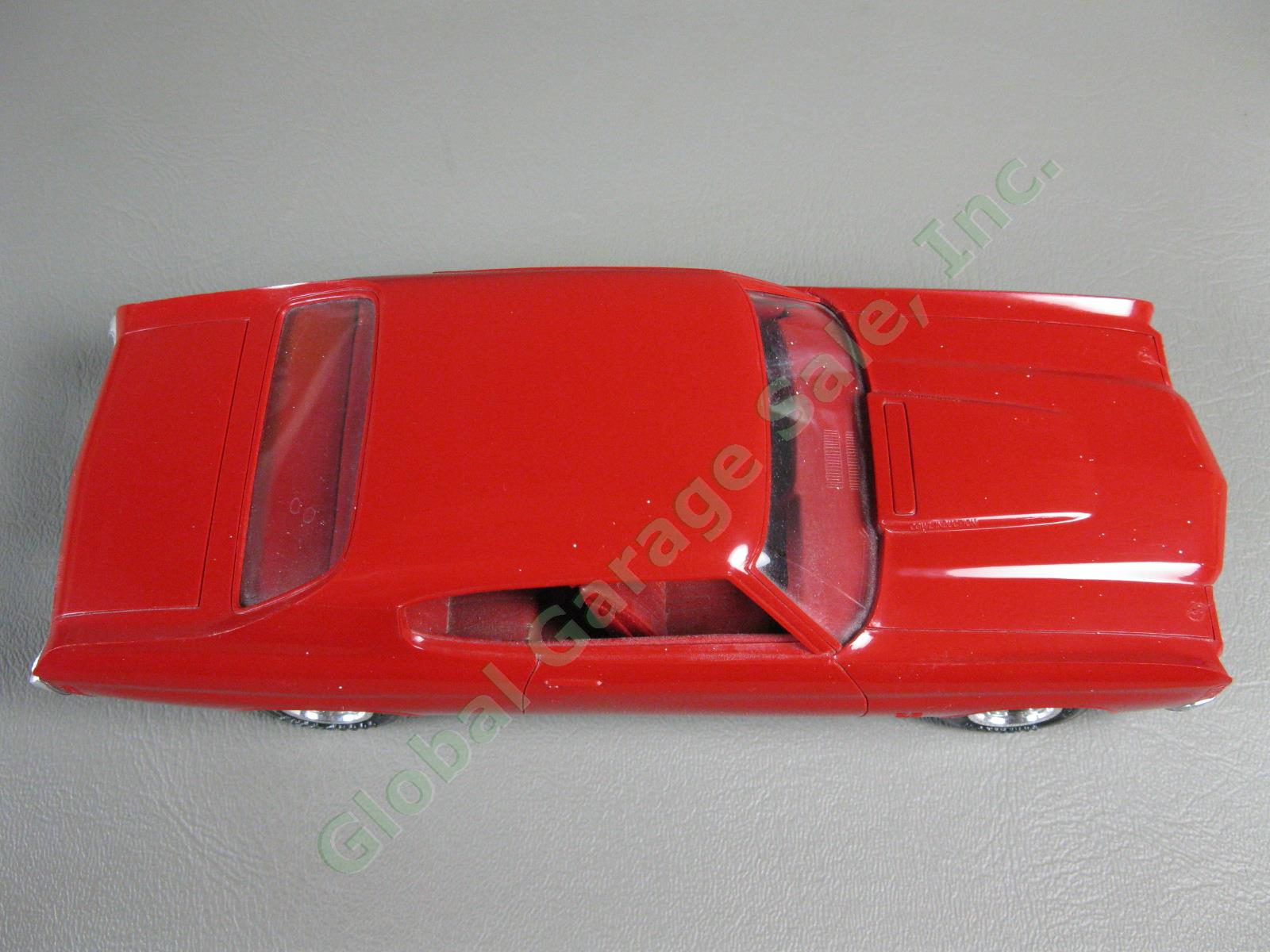 ORIGINAL VTG 1971 Chevrolet Impala SS 454 V8 Red Plastic Dealer Promo Model Car 5