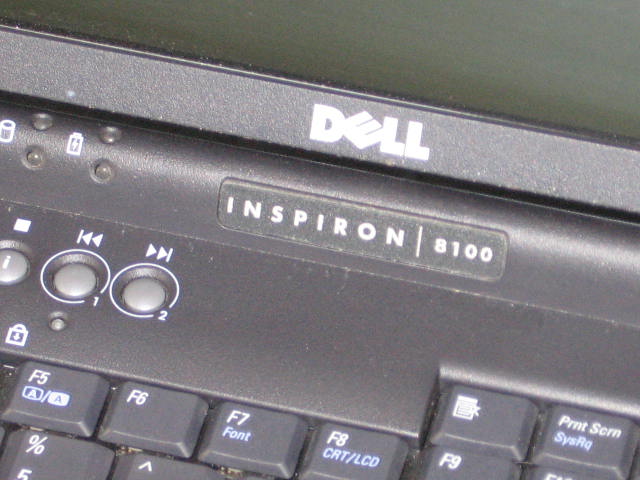 Dell Inspiron 8100 Laptop Computer + Power Supply NR! 2
