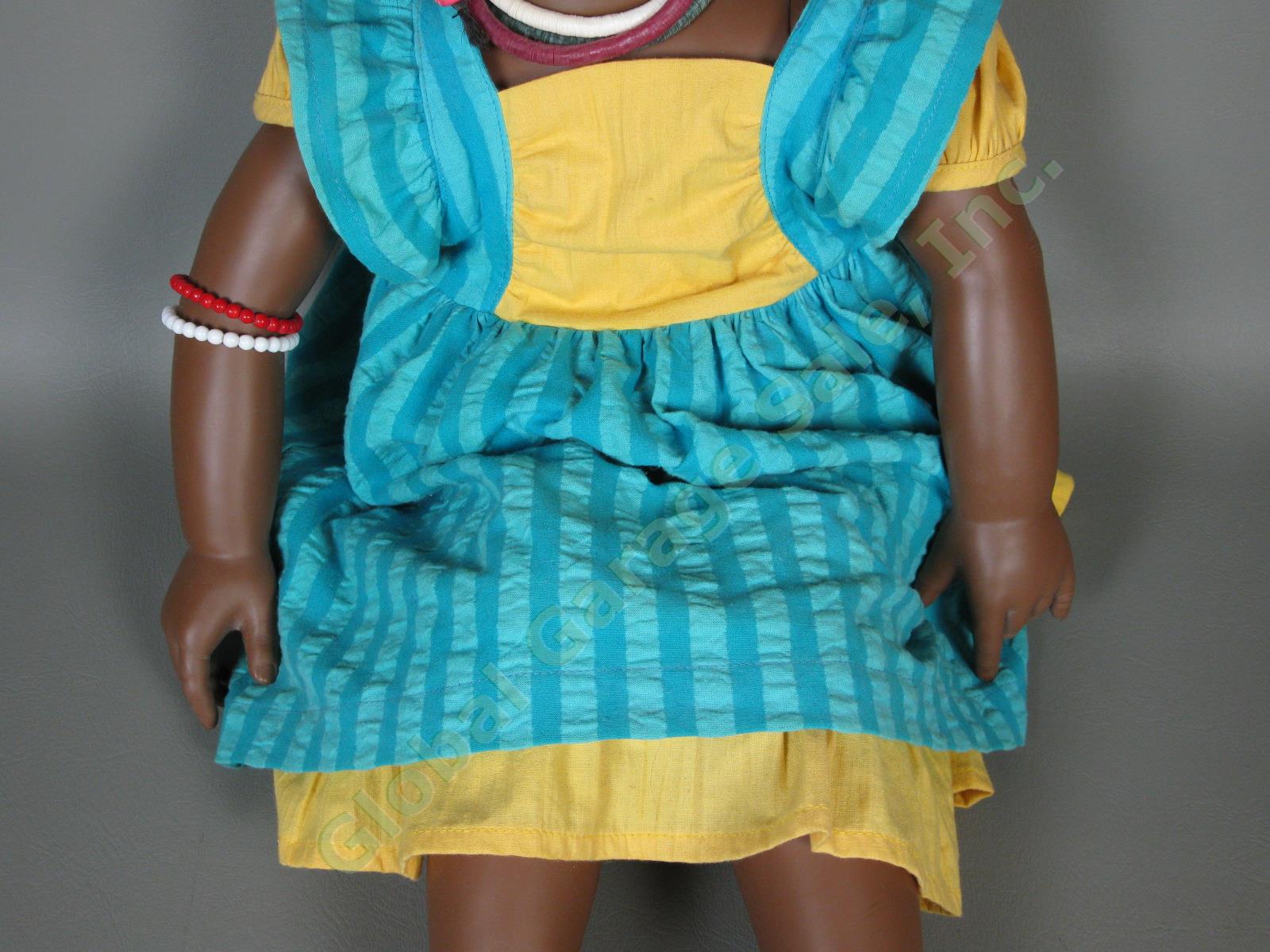 Annette Himstedt 26" Ayoka African Girl Doll 4848 Signed! Orig Box COA Exc Cond! 3