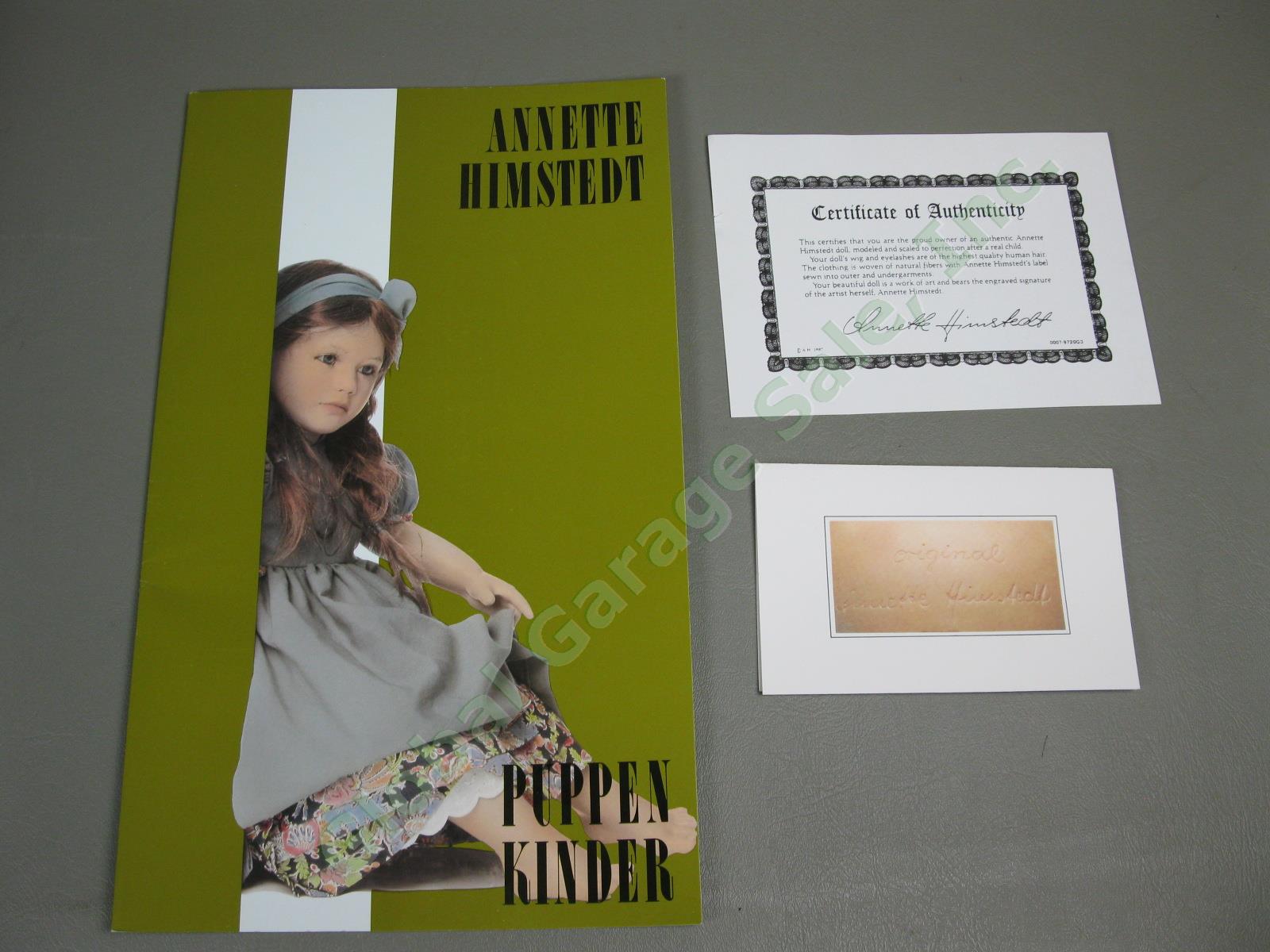 Annette Himstedt 26" Ayoka African Girl Doll 4848 Signed! Orig Box COA Exc Cond! 12