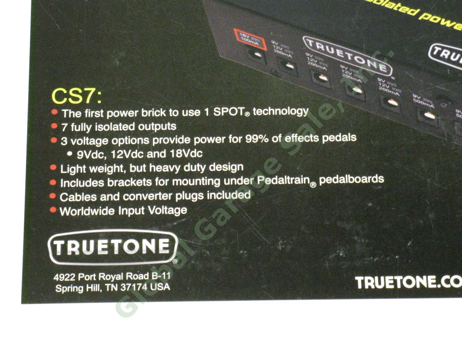Truetone 1 Spot Pro CS7 Effects Pedal Power Supply Orig Box One Owner Near Mint! 7