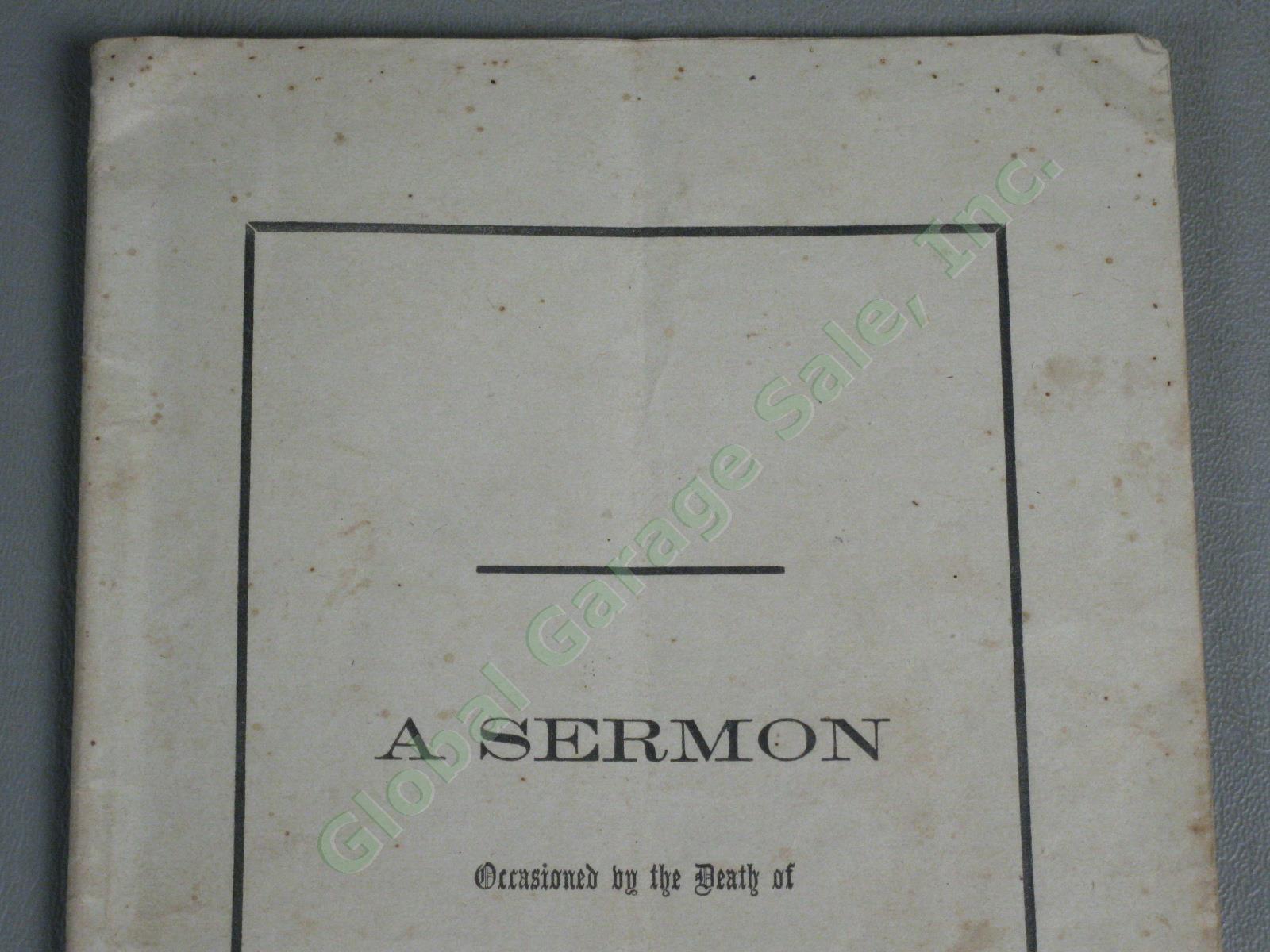 1865 Victory + Mourning Sermon on the Death of Abraham Lincoln Dutch Church NJ 1