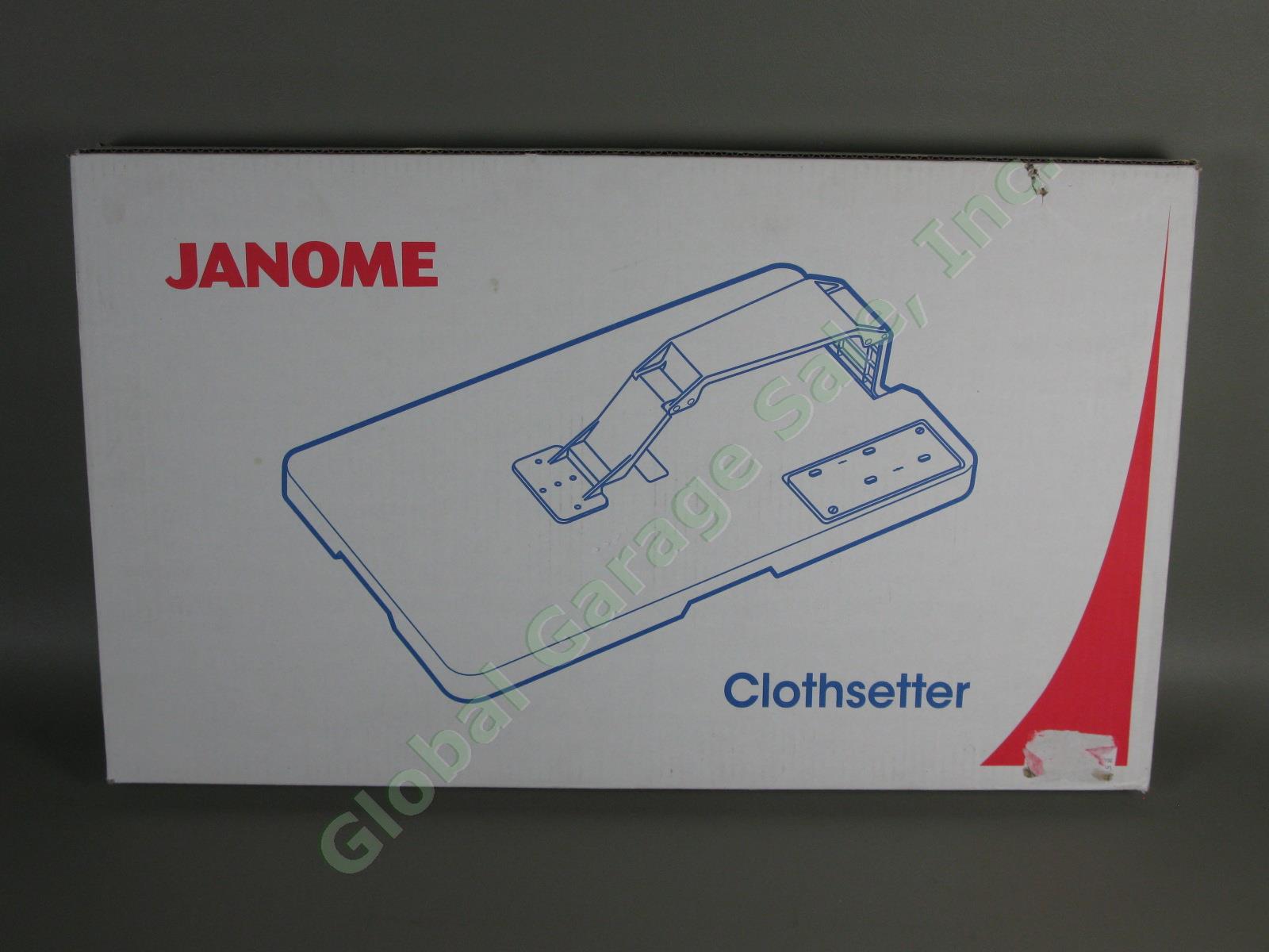 MINT! Janome Clothsetter Memory Craft Horizon Skyline Elna MC15000 12000 9900 NR
