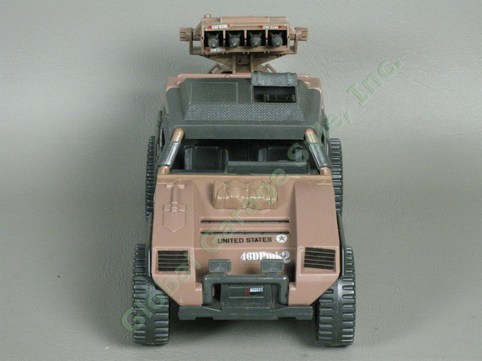 100% COMPLETE Original 1984 GI Joe Vamp Mark II Attack Jeep Vehicle Tan Clutch 2