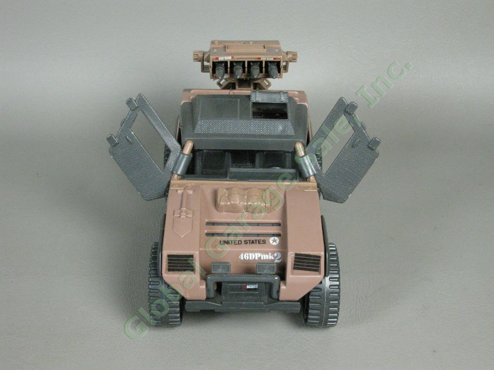 100% COMPLETE Original 1984 GI Joe Vamp Mark II Attack Jeep Vehicle Tan Clutch 6
