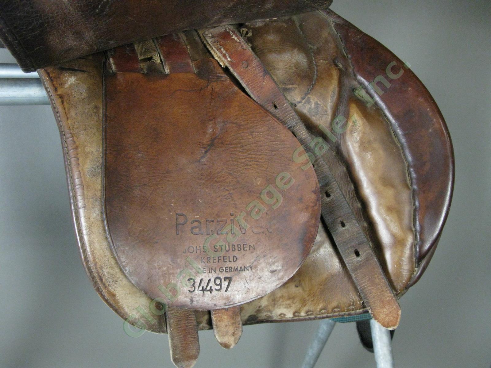 Stubben Parzival 18.5" English Dressage Saddle 34497 31" Tree Made In Germany NR 5