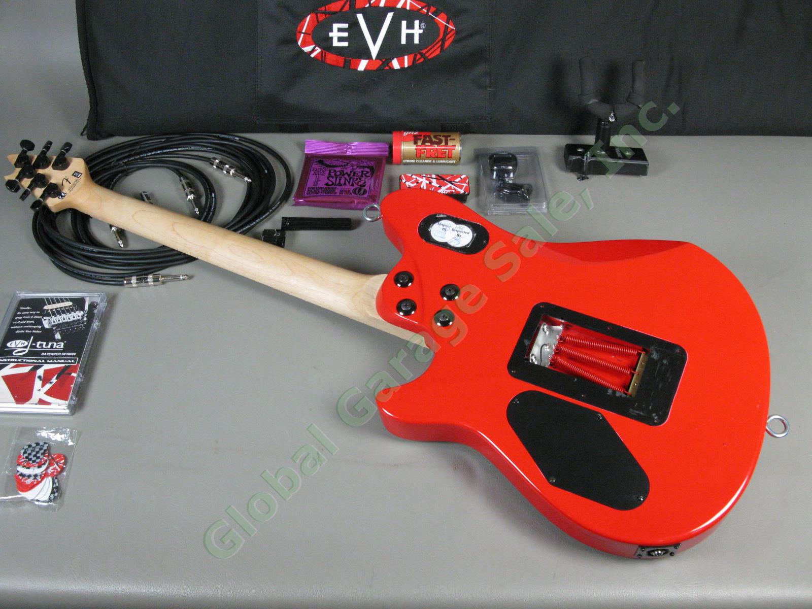 2018 EVH Wolfgang Standard Ferrari Red Guitar Upgraded Chrome Pickups Springs ++ 8