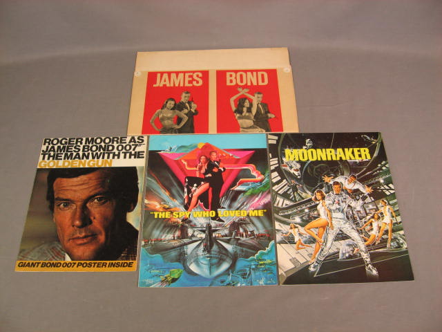 Vintage James Bond Russia With Love Poster + 3 Programs