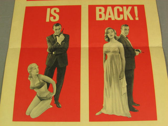 Vintage James Bond Russia With Love Poster + 3 Programs 10