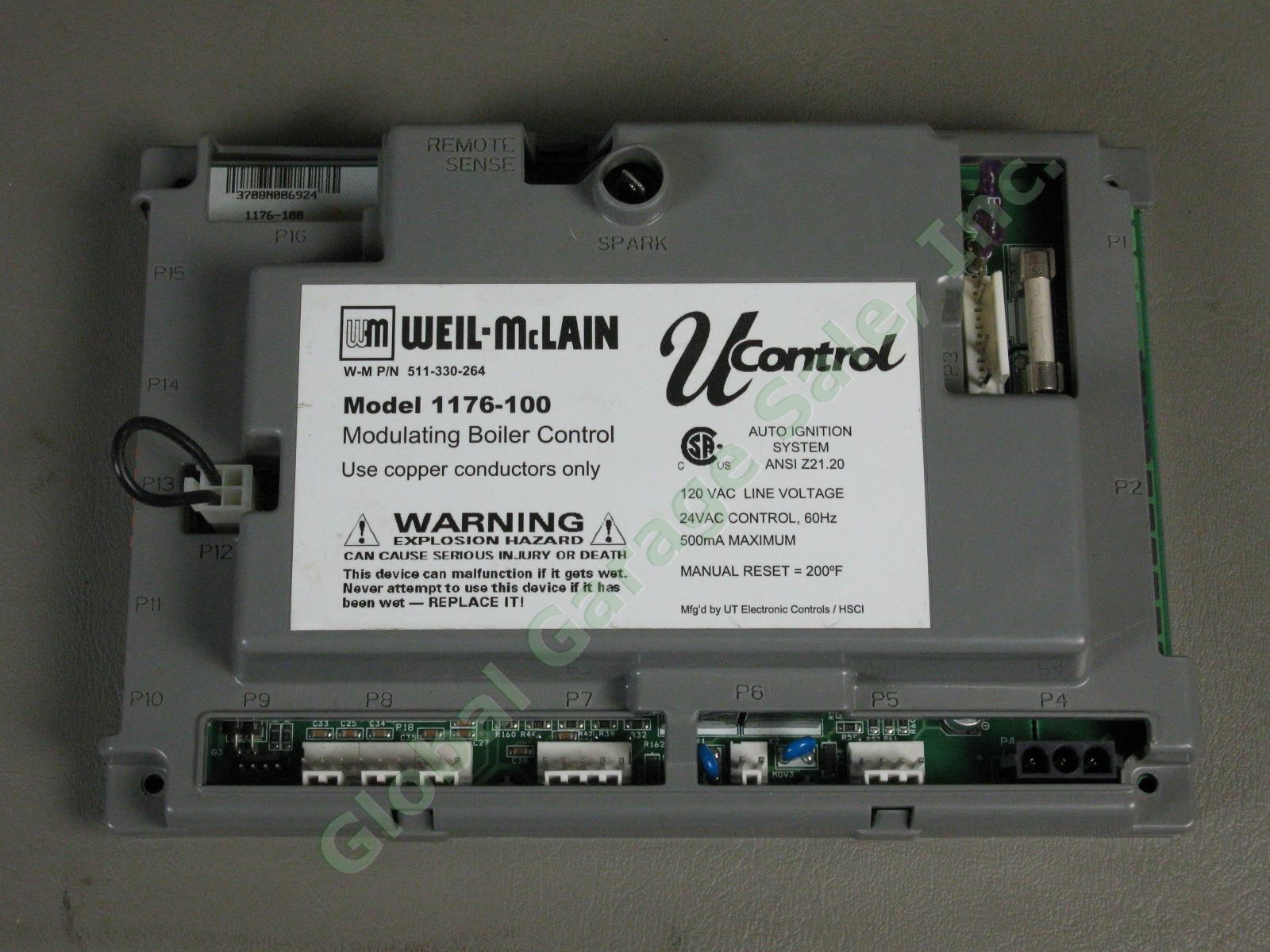 Used Weil McLain 1176-100 Modulating Boiler UControl Control Module 511-330-264