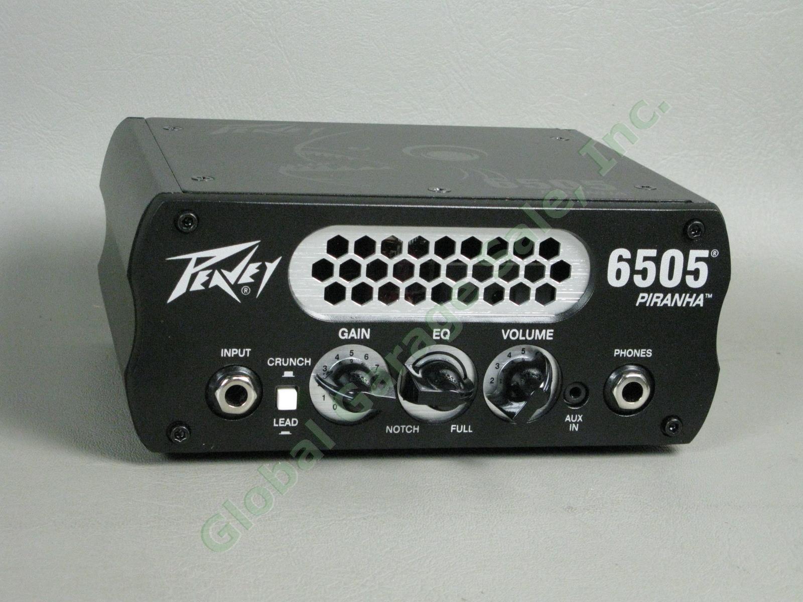 MINT! Peavey Piranha 6505 Micro Tube Amp Amplifier Head w/Case + Box + 6