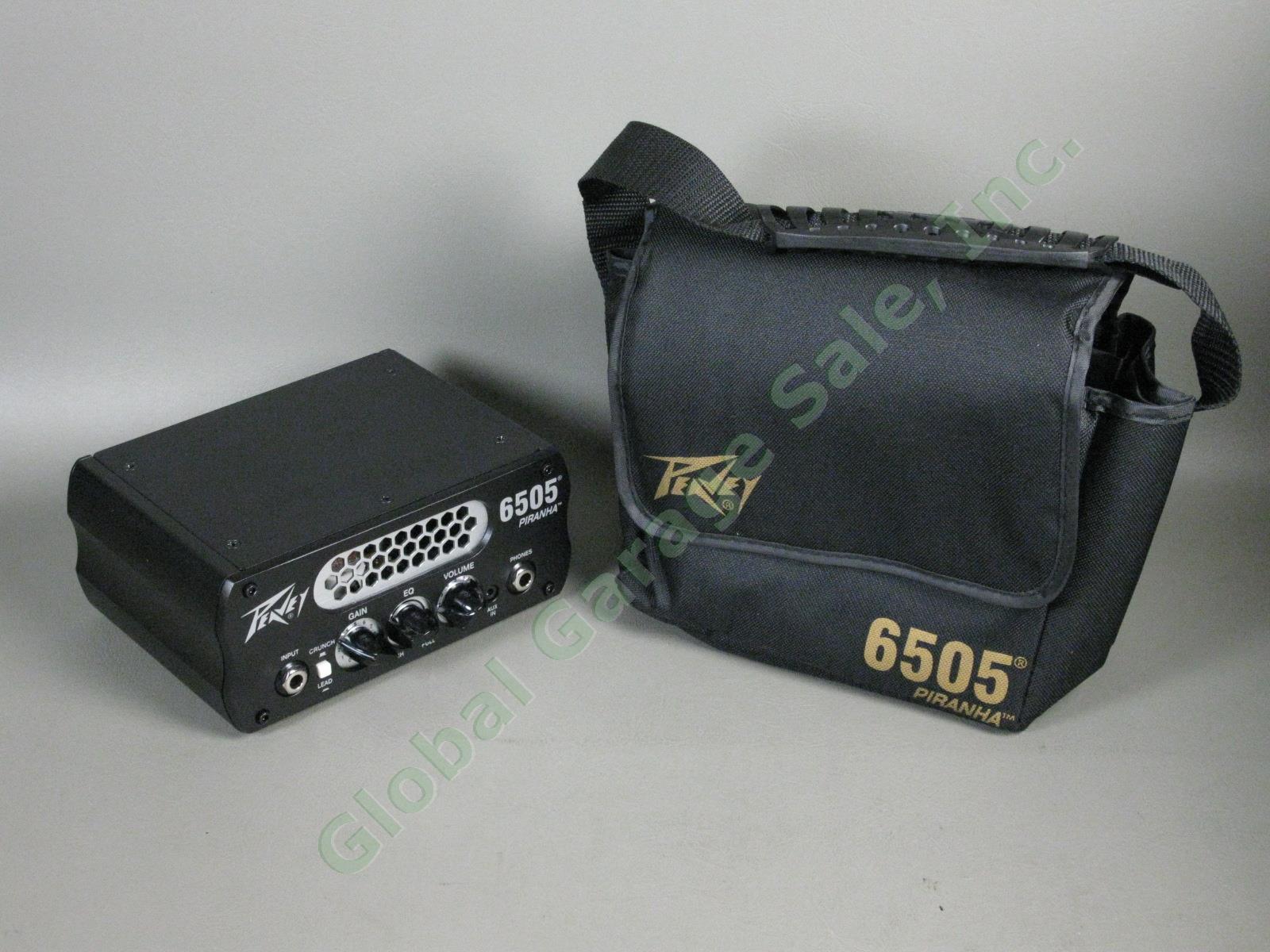 MINT! Peavey Piranha 6505 Micro Tube Amp Amplifier Head w/Case + Box + 6