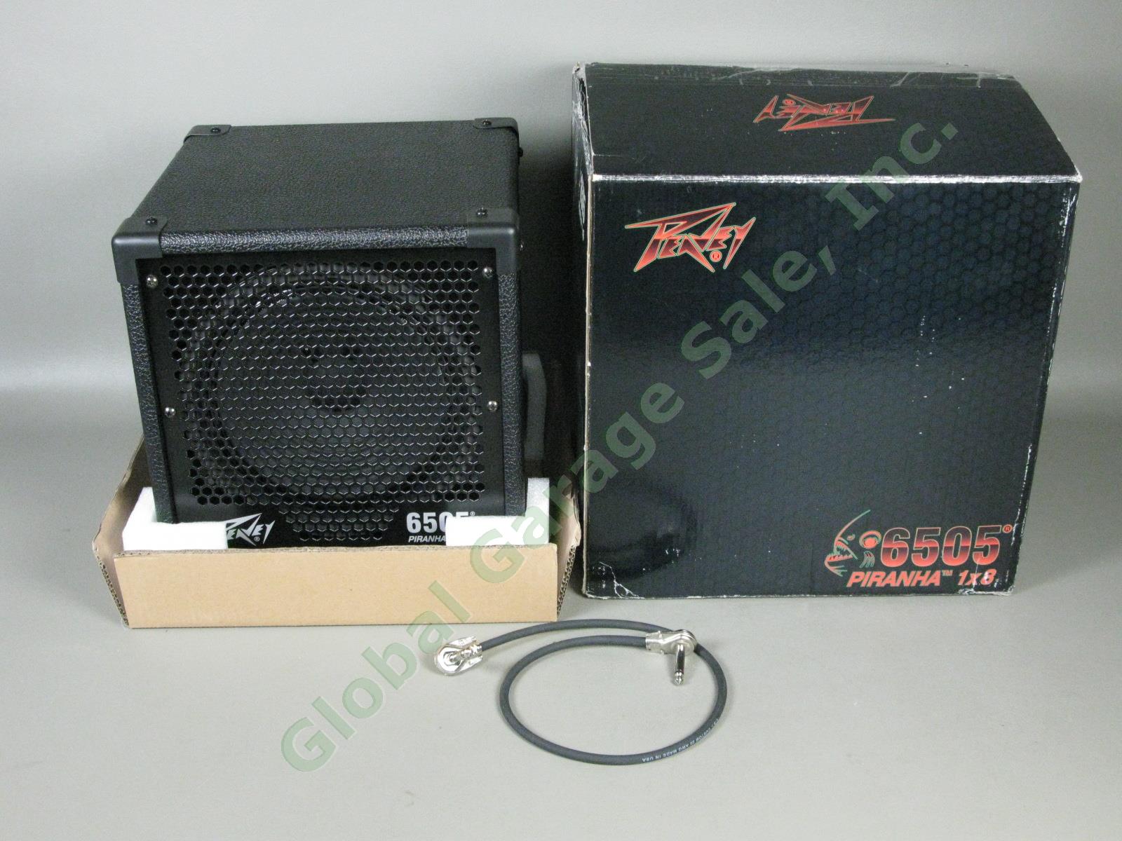Peavey Piranha 6505 Speaker Cab Cabinet 1"x8" Mint Demo Model! w/Box +Cable