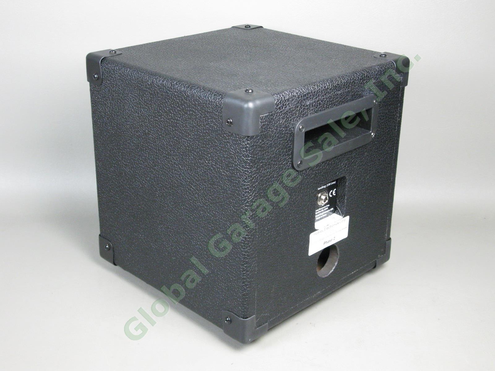 Peavey Piranha 6505 Speaker Cab Cabinet 1"x8" Mint Demo Model! w/Box +Cable 3