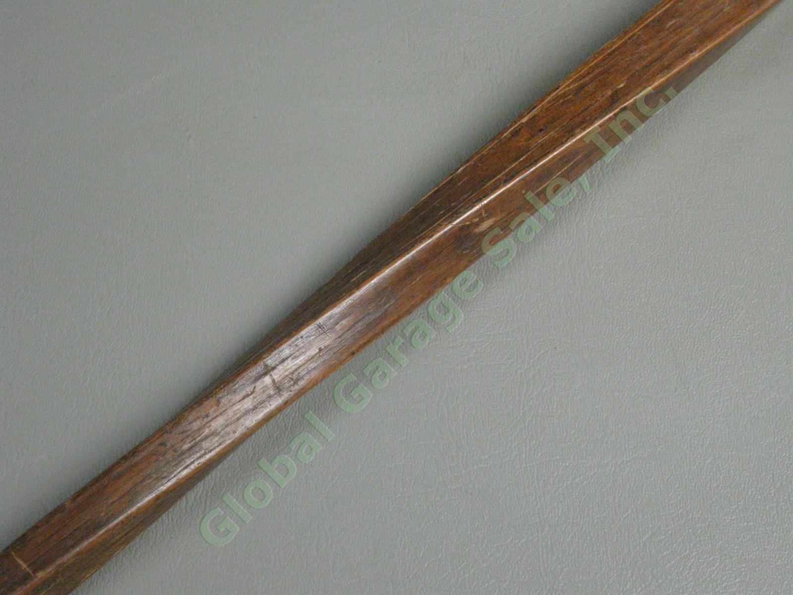 5 Vtg Antique Wooden Wood Canes Walking Sticks Lot Silver Brass Knobs Handles NR 10