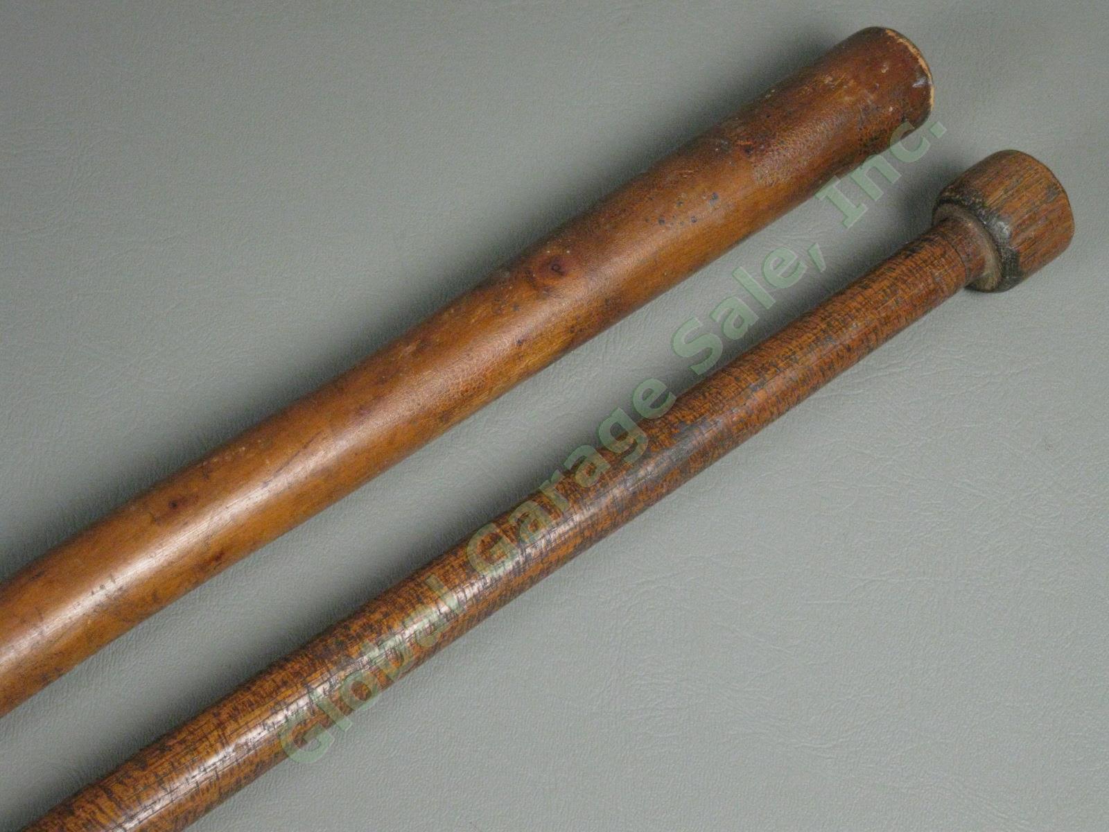 5 Vtg Antique Wooden Wood Canes Walking Sticks Lot Silver Brass Knobs Handles NR 11