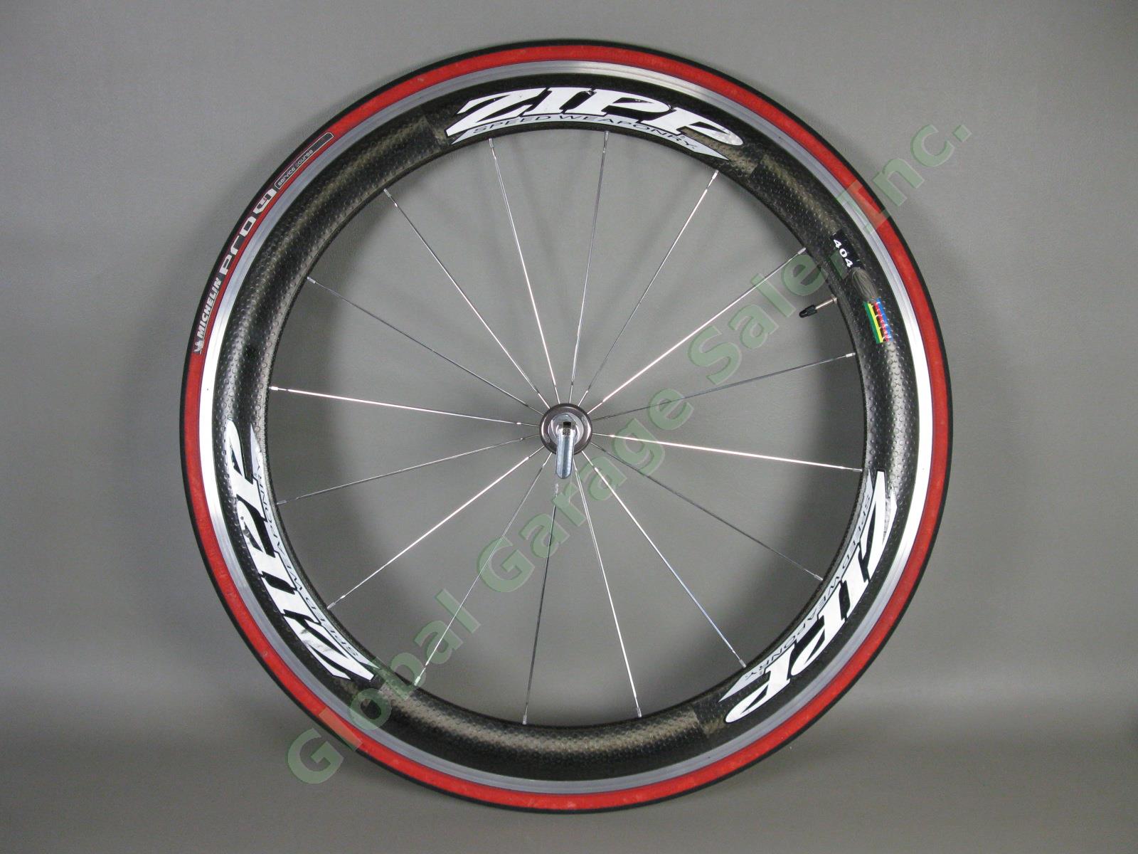 Zipp 404 Carbon Clincher Front Bike Wheel 16-Spoke 622x13C 700C Michelin Pro 4
