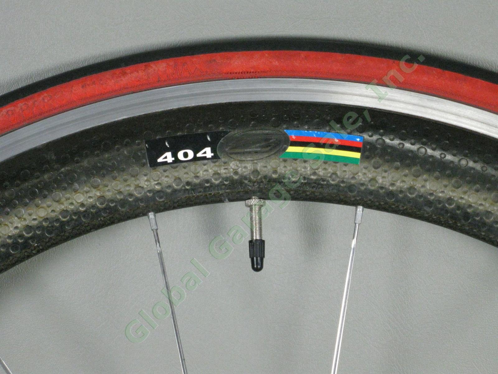 Zipp 404 Carbon Clincher Front Bike Wheel 16-Spoke 622x13C 700C Michelin Pro 4 2
