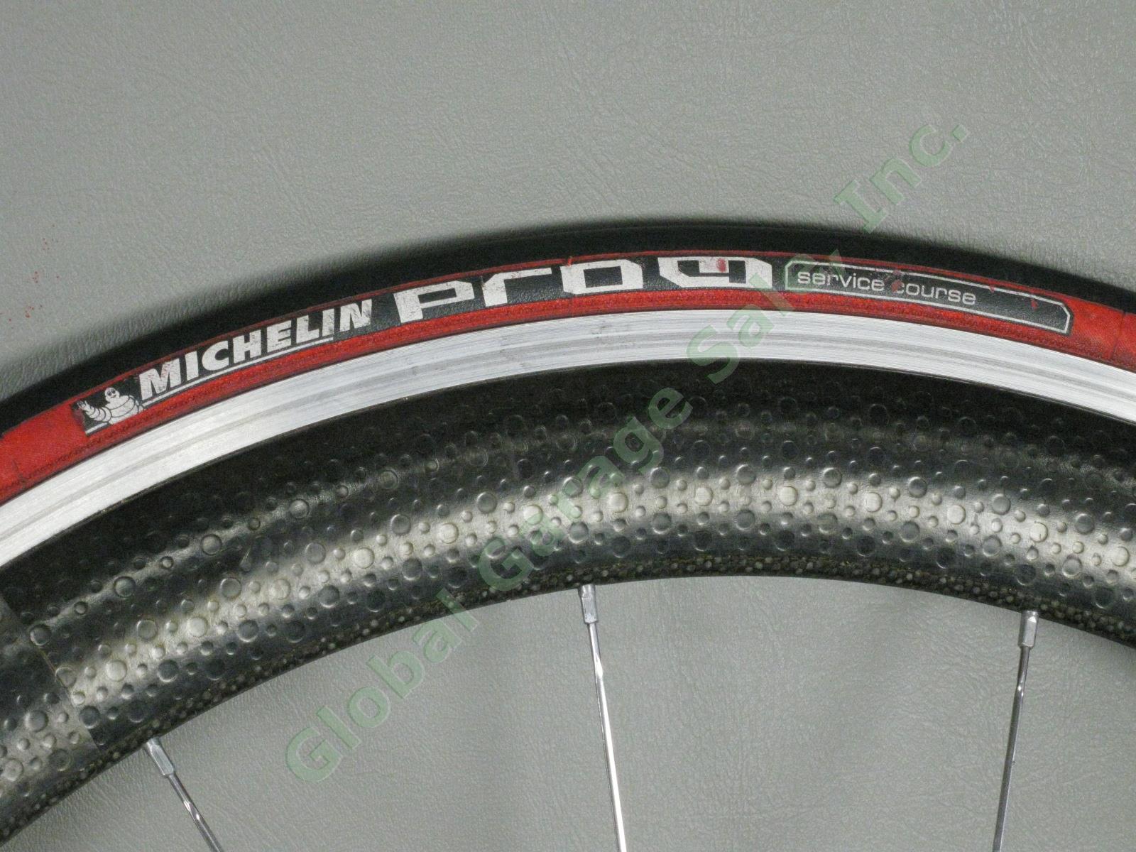 Zipp 404 Carbon Clincher Front Bike Wheel 16-Spoke 622x13C 700C Michelin Pro 4 6