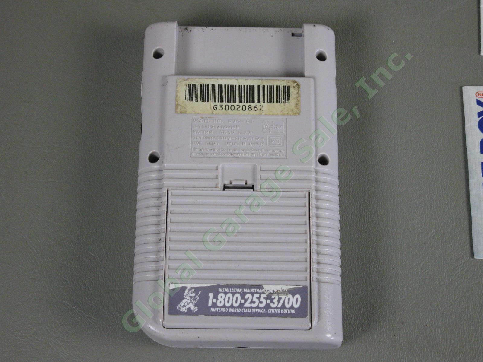Vtg Nintendo Gameboy DMG-01 Advance SP Brite-Beam Games Lot Tetris Super Mario + 4