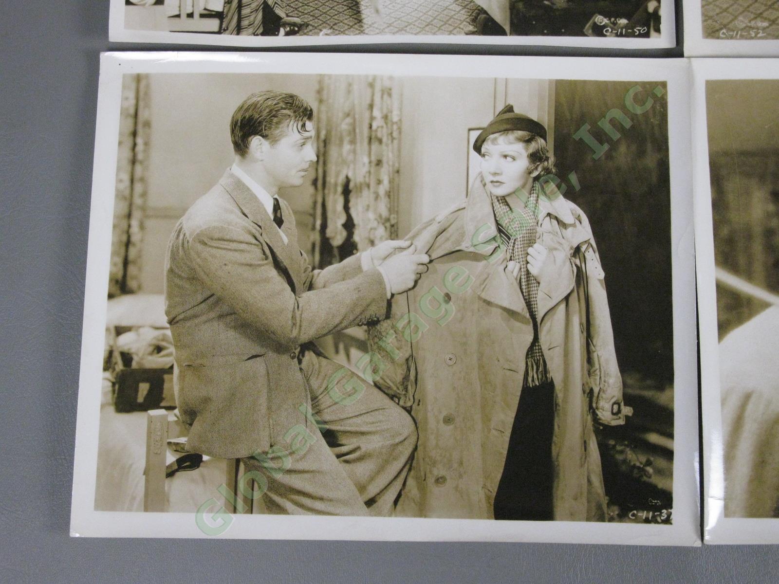 1934 Clark Gable Claudette Colbert 
It Happened One Night Movie Still Photo Lot 1