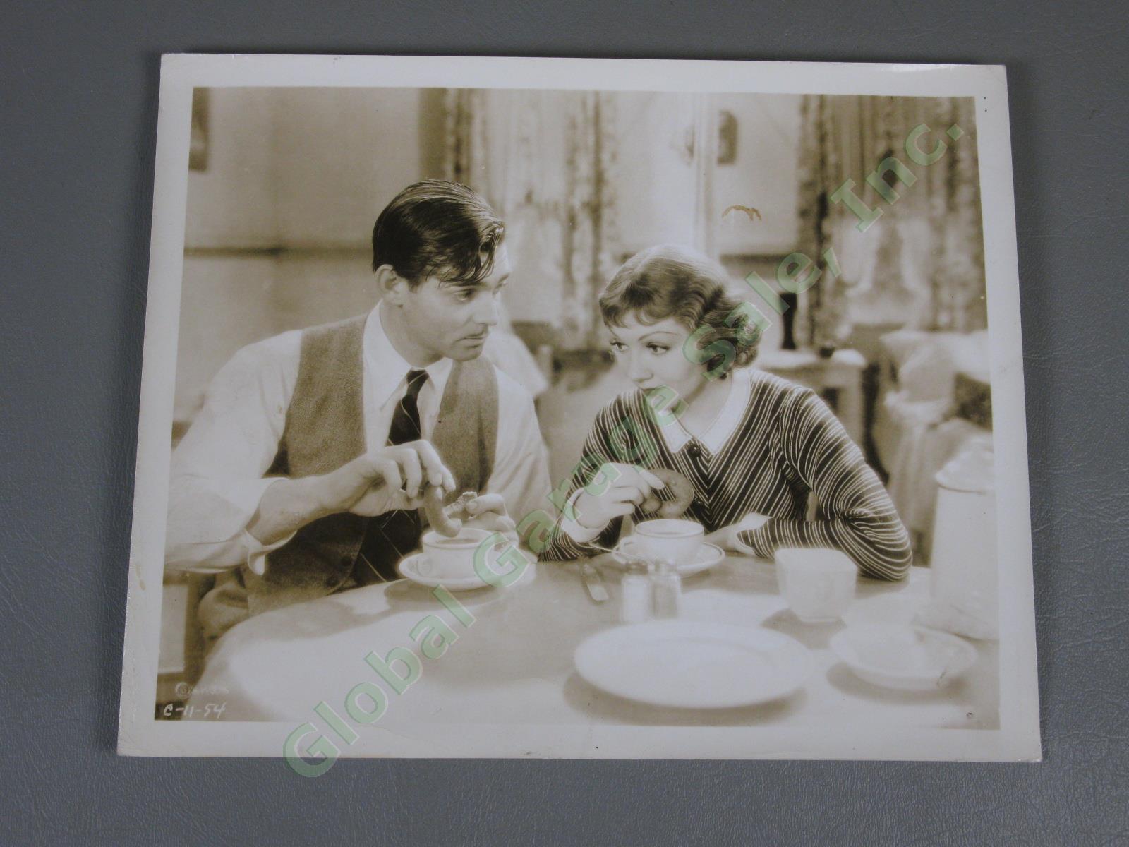 1934 Clark Gable Claudette Colbert 
It Happened One Night Movie Still Photo Lot 8
