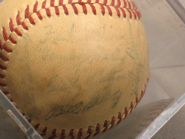 1955 Boston Red Sox Team Signed Baseball Ted Williams + 1
