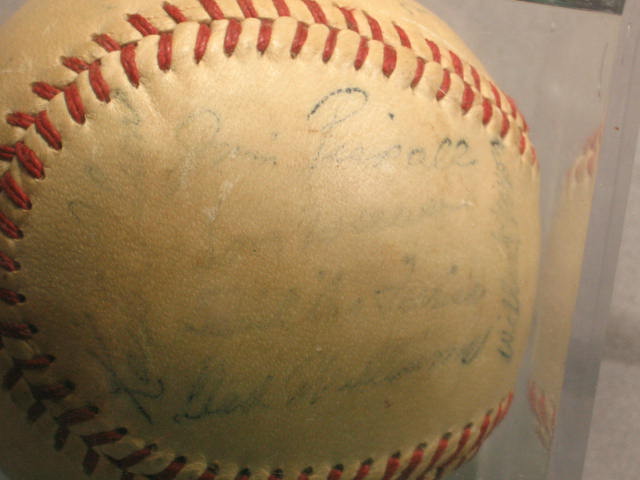 1955 Boston Red Sox Team Signed Baseball Ted Williams + 2