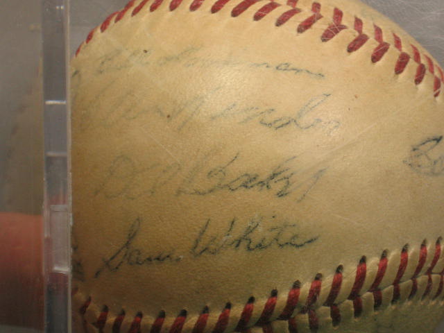 1955 Boston Red Sox Team Signed Baseball Ted Williams + 4