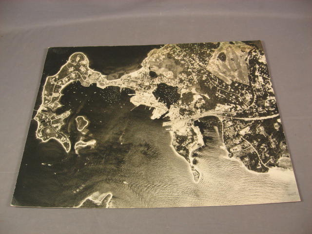 Vintage Buzzards Bay Cape Cod Aerial Photo 18" x 23.5"