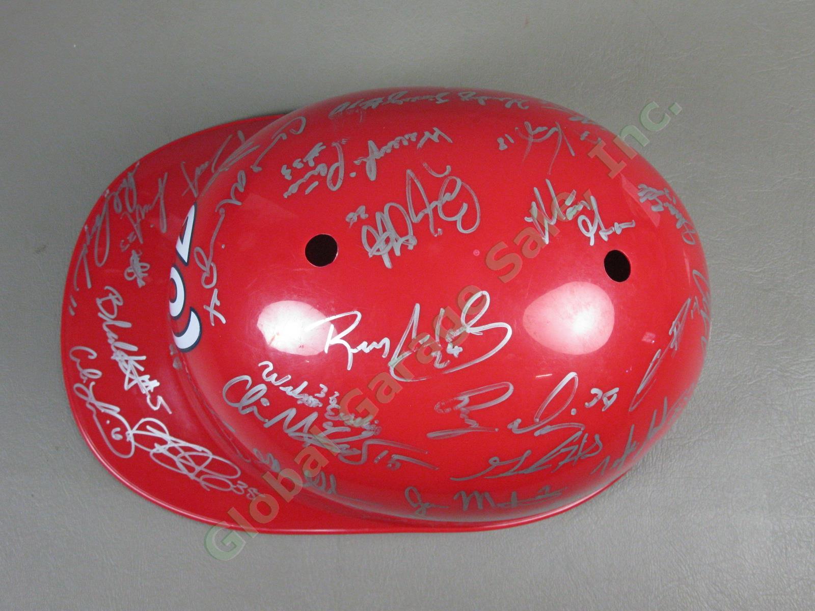 2010 Vermont Lake Monsters Team Signed Baseball Helmet NYPL Washington Nationals 4