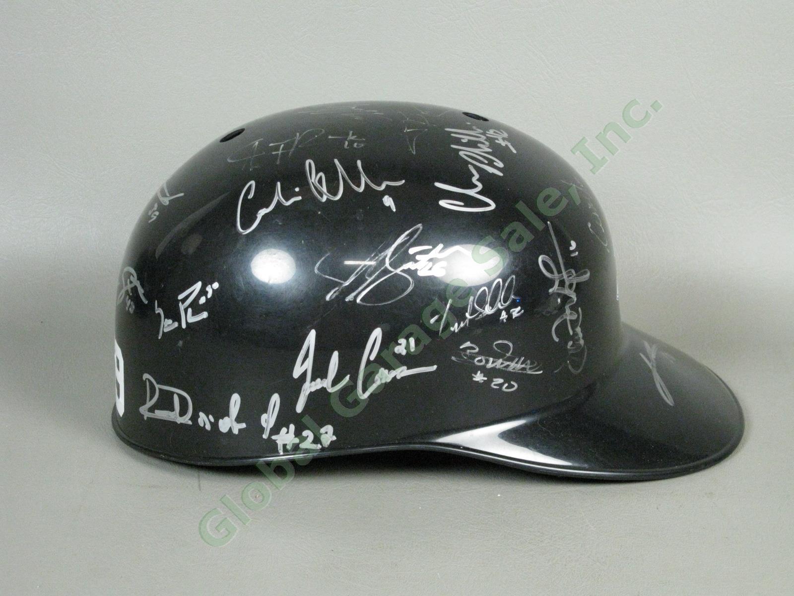 2009 Aberdeen Ironbirds Team Signed Baseball Helmet NYPL Baltimore Orioles NR 1