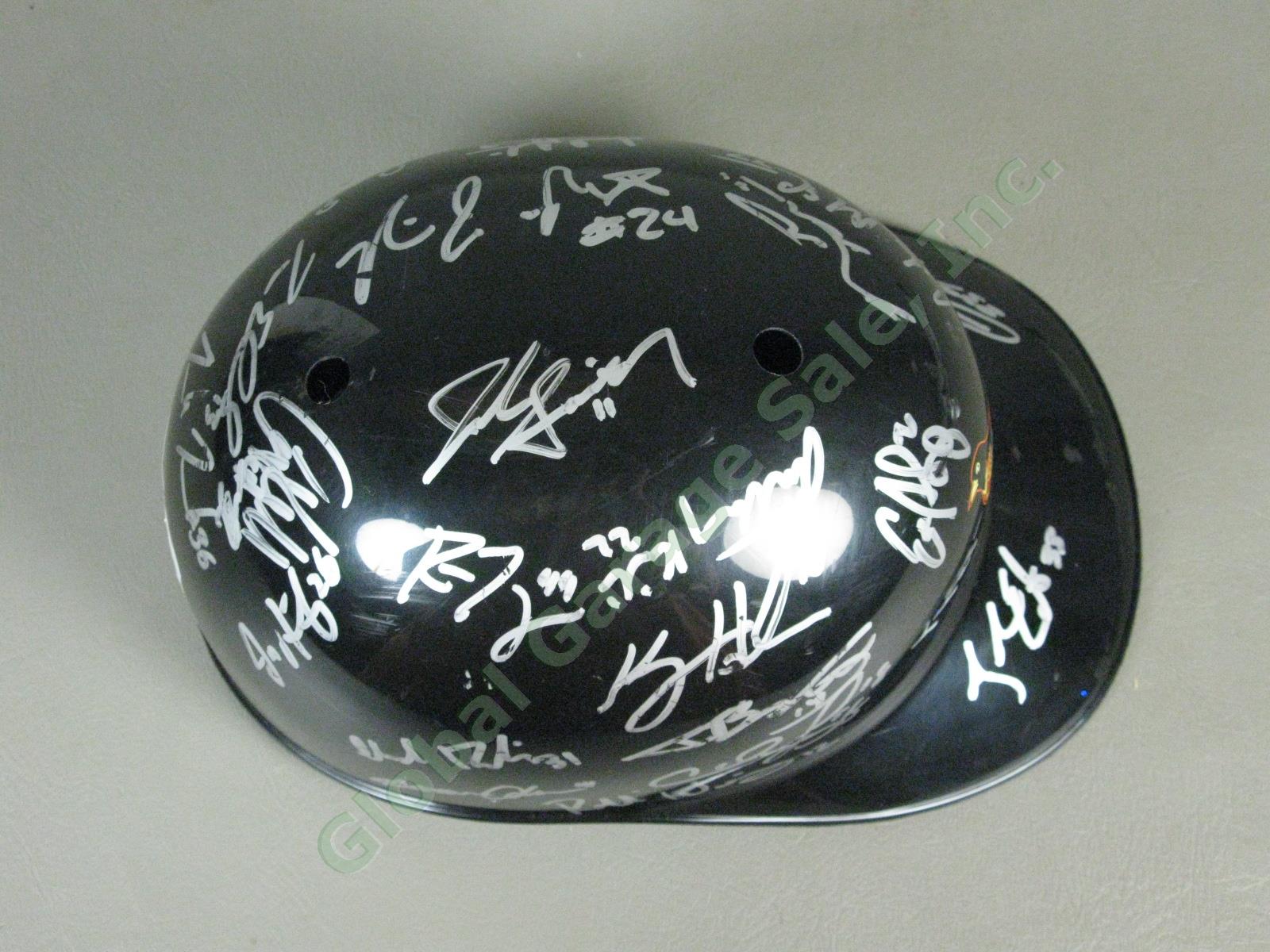 2008 Aberdeen Ironbirds Team Signed Baseball Helmet NYPL Baltimore Orioles NR 4