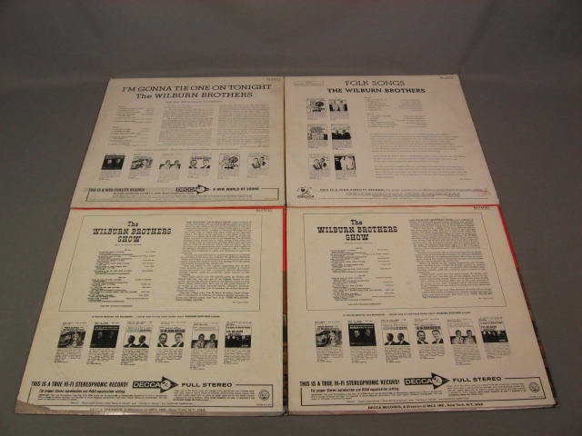 15 Vintage Wilburn Brothers Country LP Record Album Lot 2
