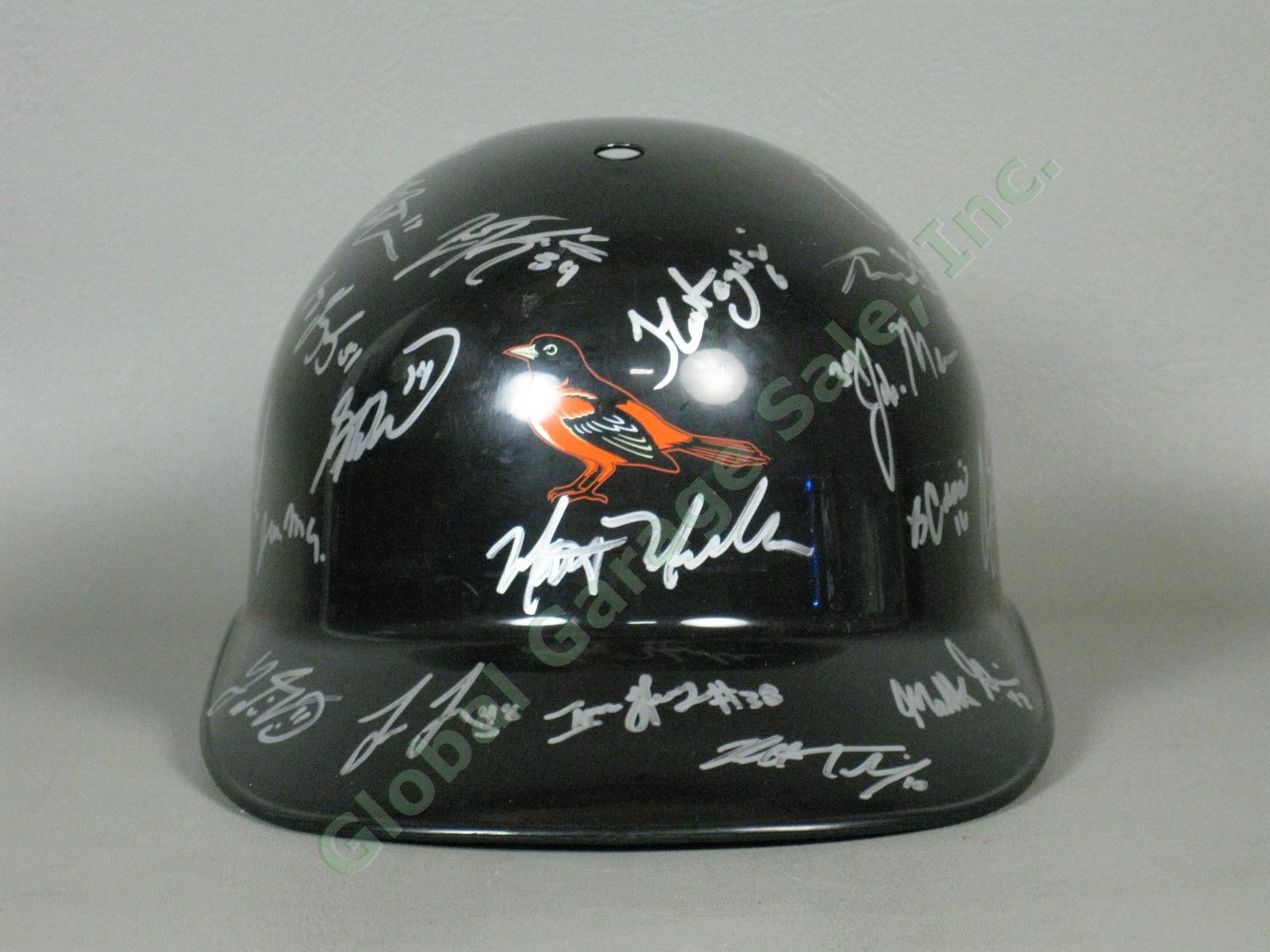 2014 Aberdeen Ironbirds Team Signed Baseball Helmet NYPL Baltimore Orioles NR