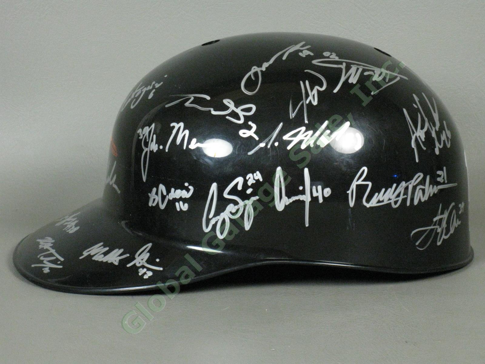 2014 Aberdeen Ironbirds Team Signed Baseball Helmet NYPL Baltimore Orioles NR 3
